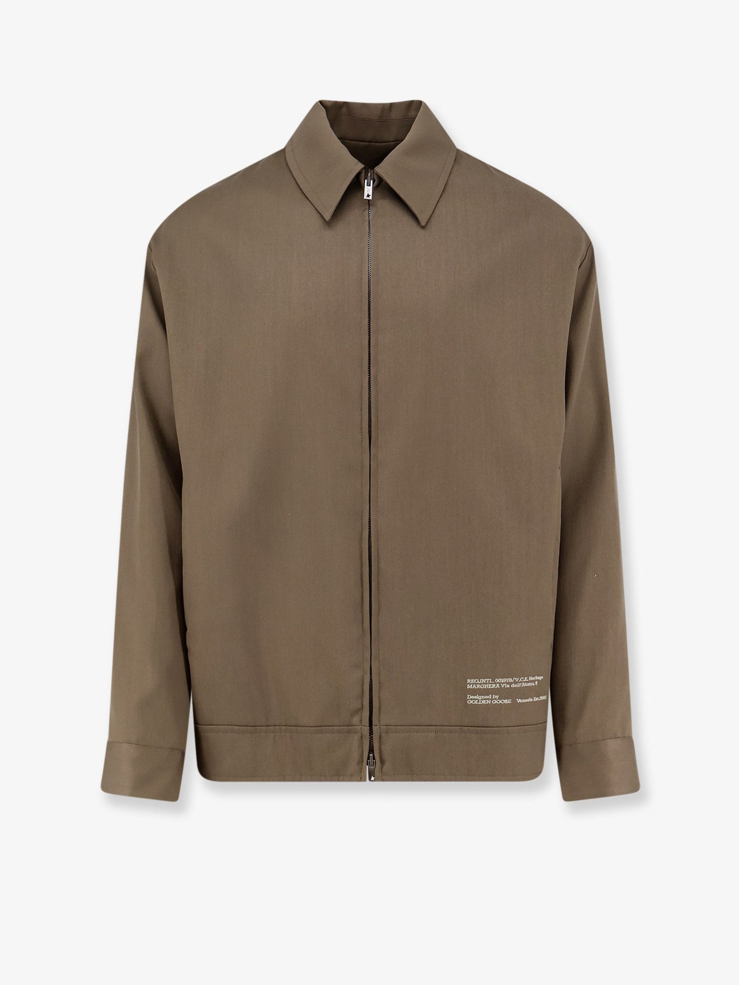 Golden Goose Deluxe Brand Men Coach Wool And Cotton Jacket GOLDEN GOOSE