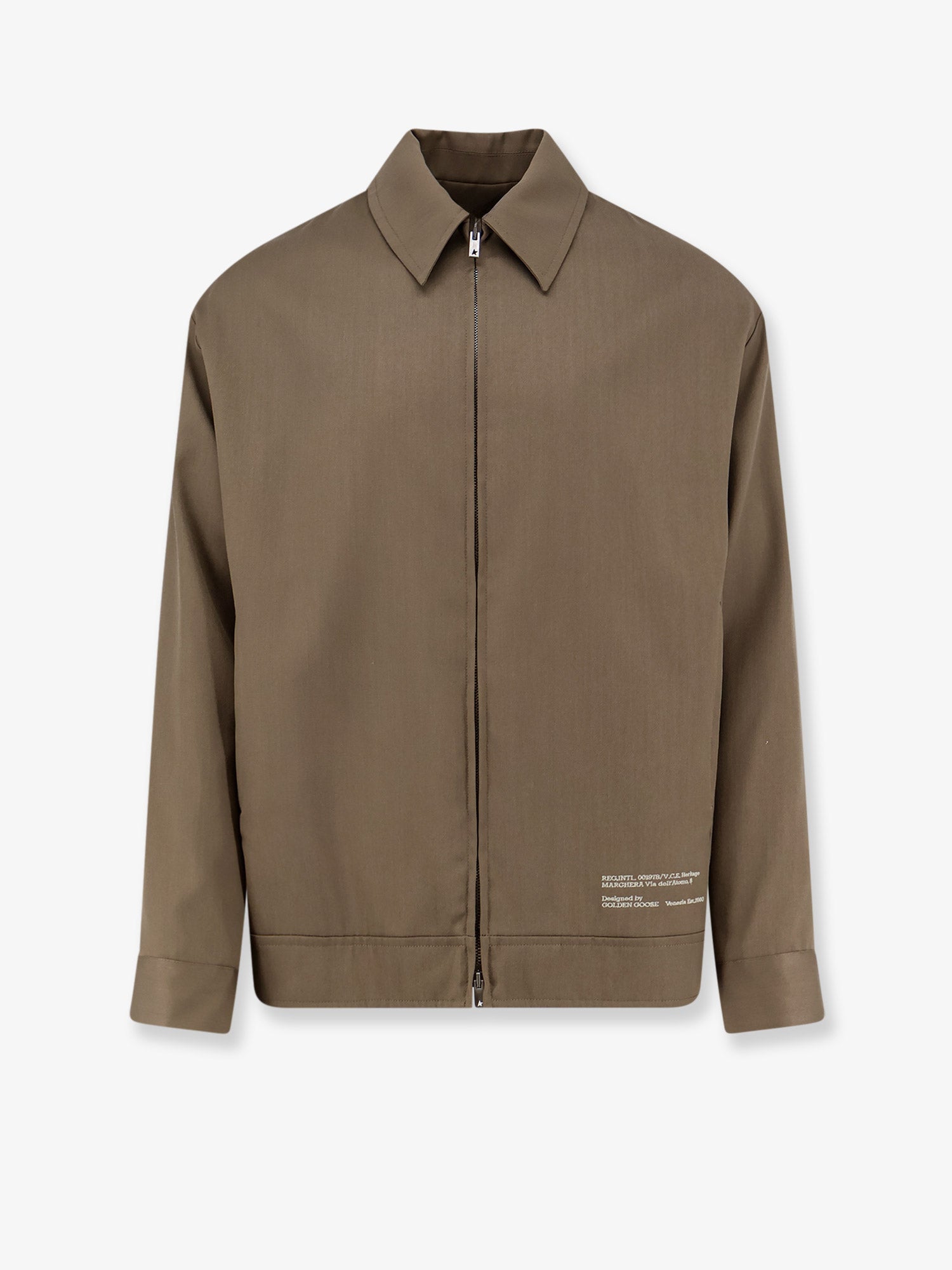 Golden Goose Deluxe Brand Men Coach Wool And Cotton Jacket GOLDEN GOOSE