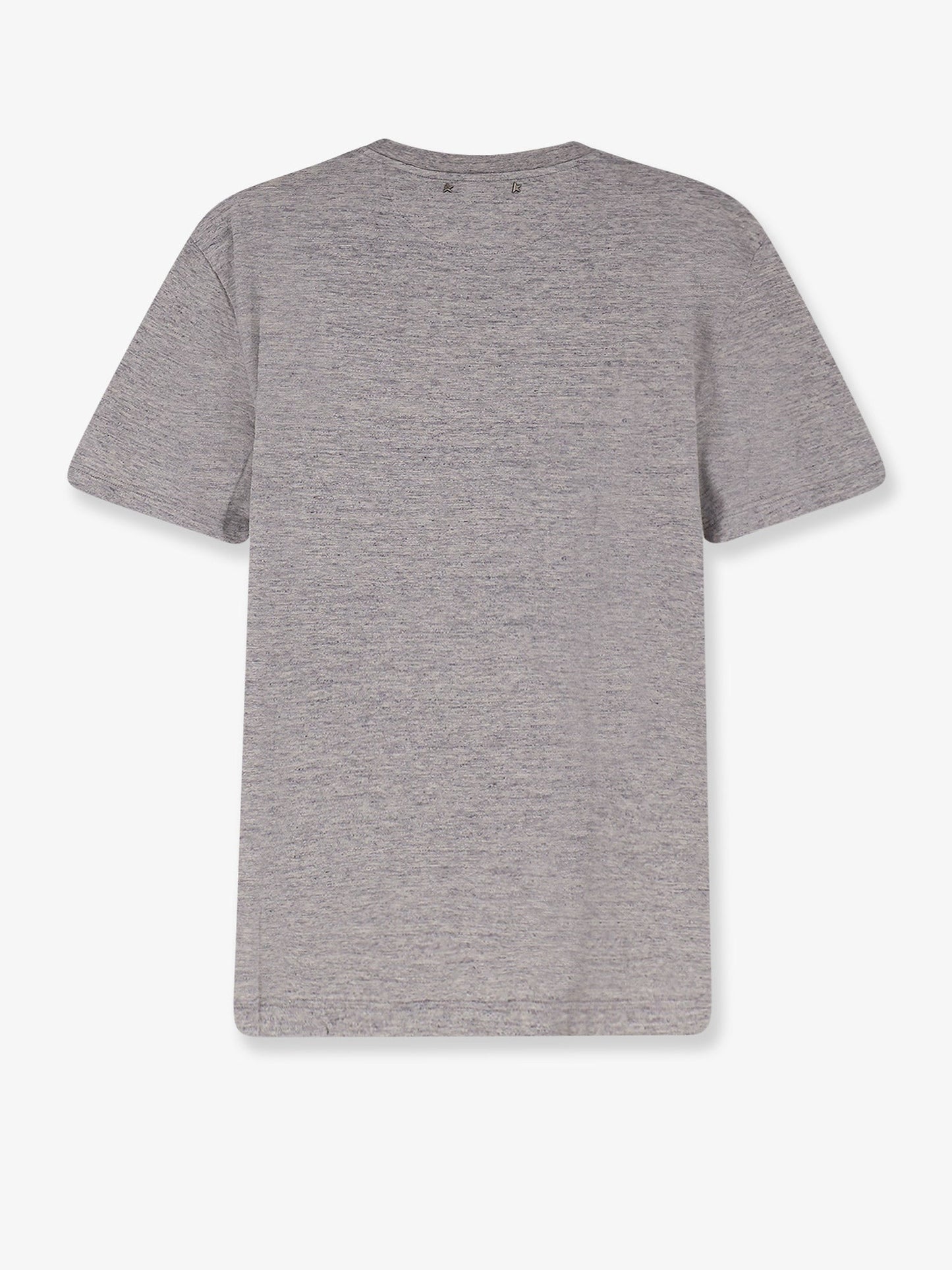 Golden Goose Deluxe Brand Men Cotton T-Shirt With Flag Print On The Front GOLDEN GOOSE
