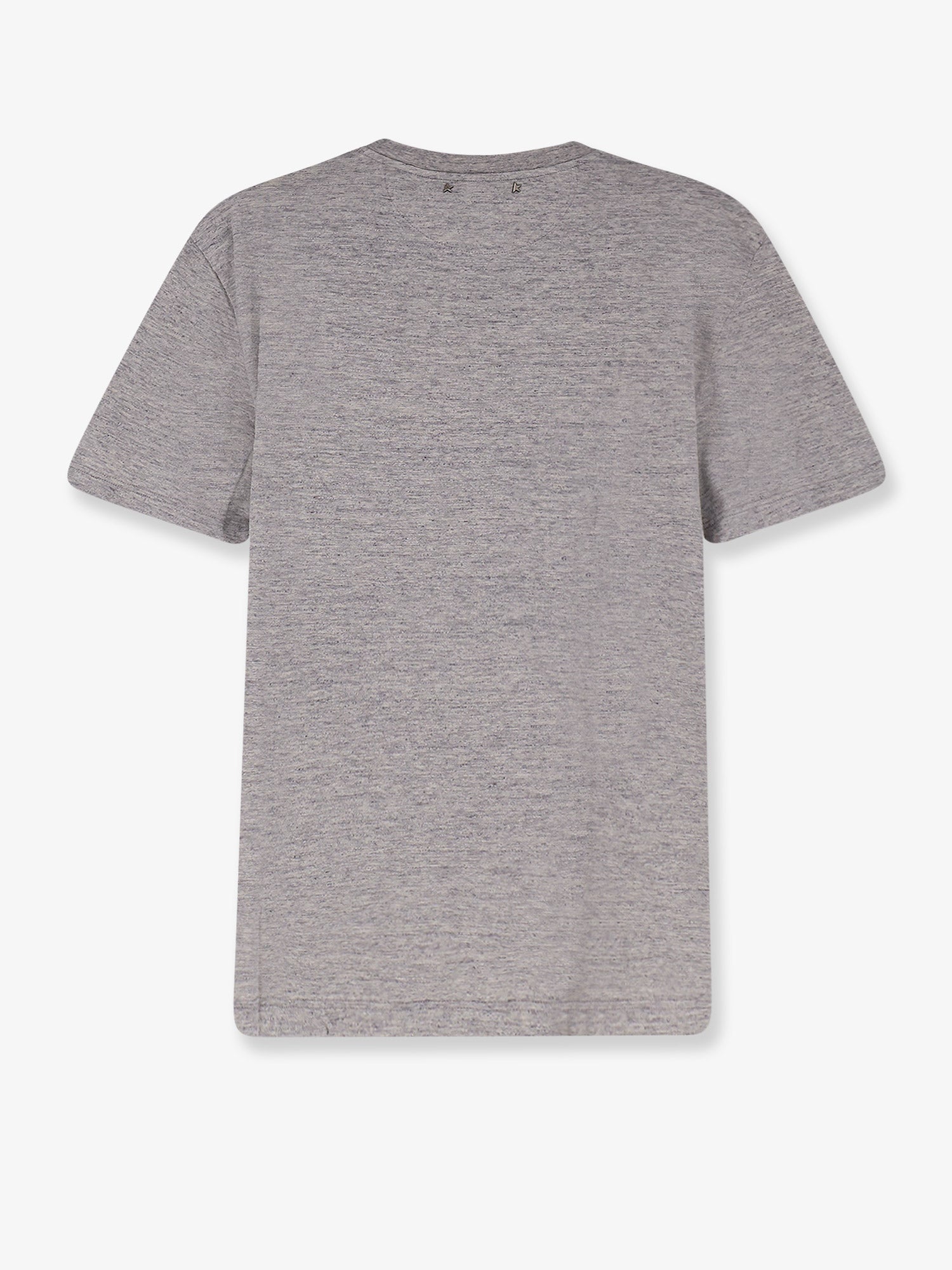 Golden Goose Deluxe Brand Men Cotton T-Shirt With Flag Print On The Front GOLDEN GOOSE