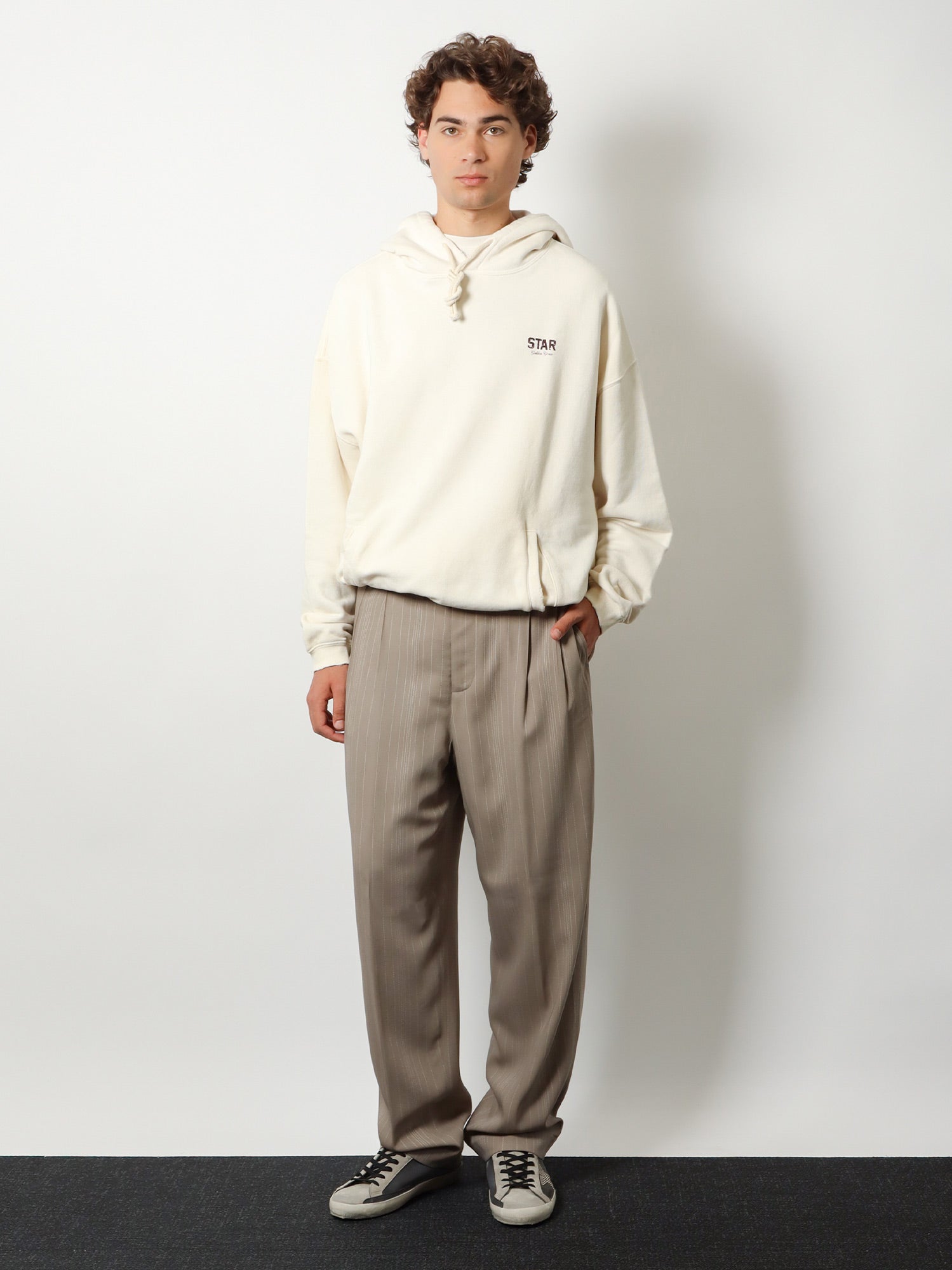 Golden Goose Deluxe Brand Men Oversized Cotton Sweatshirt GOLDEN GOOSE