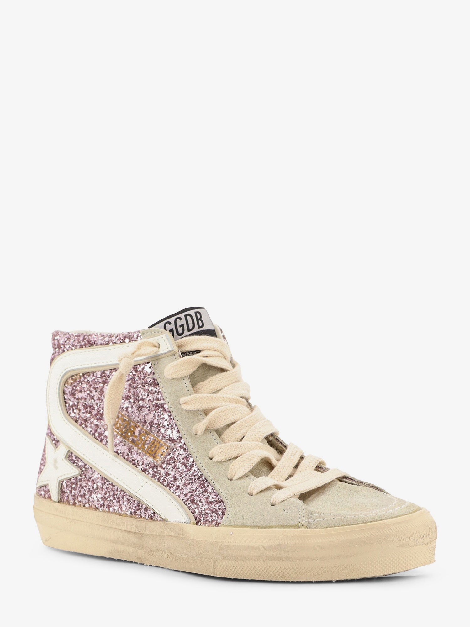 Golden Goose Deluxe Brand Women Leather Sneakers With All-Over Glitter Detail GOLDEN GOOSE