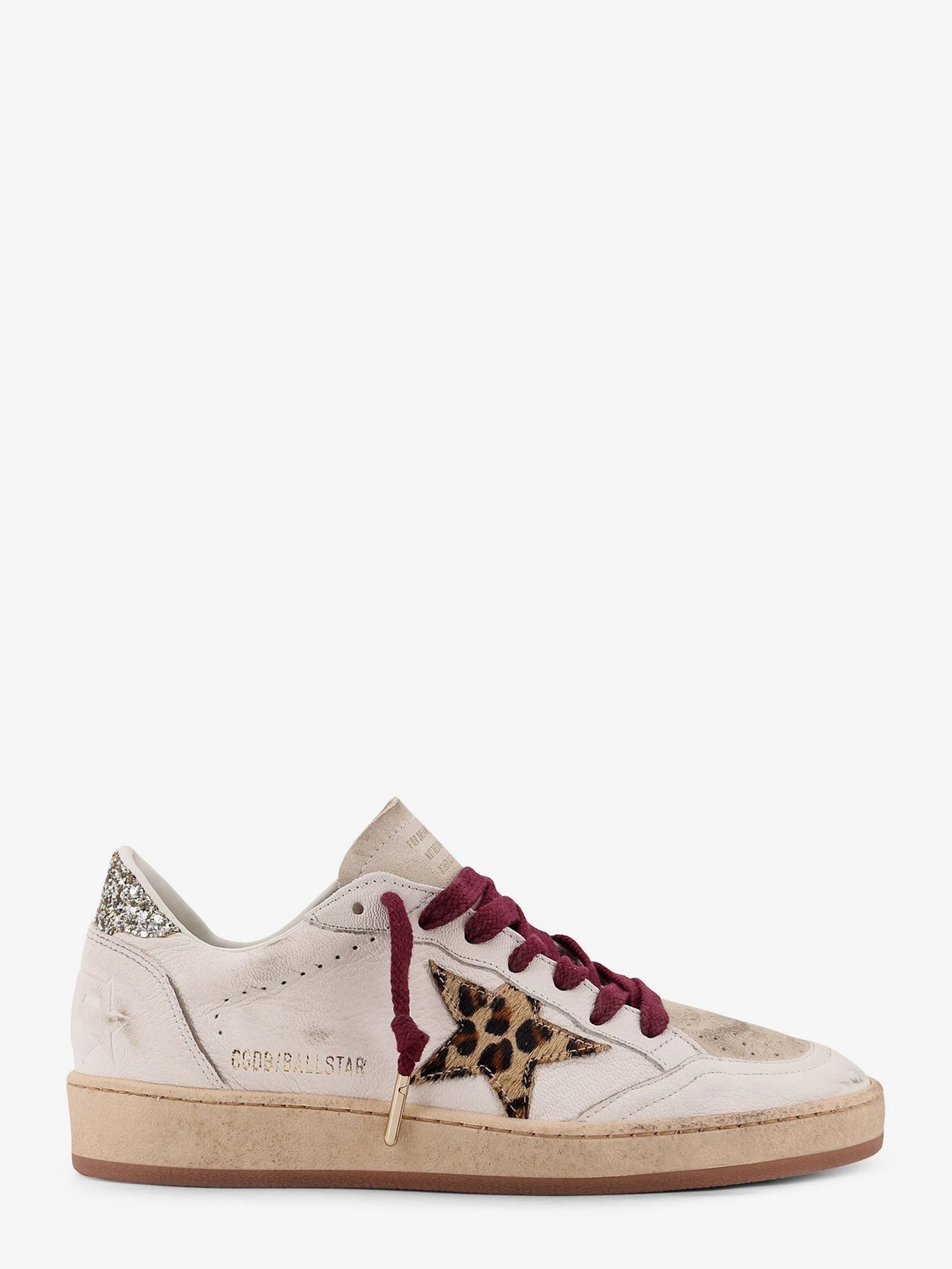 Golden Goose Deluxe Brand Women Ball Star Leather Sneakers With Suede Inserts GOLDEN GOOSE