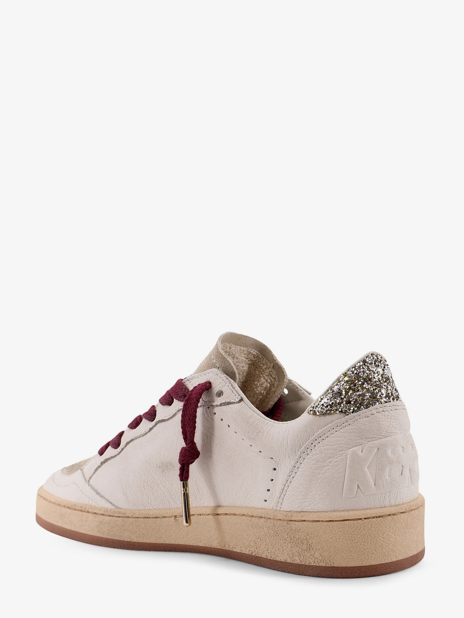 Golden Goose Deluxe Brand Women Ball Star Leather Sneakers With Suede Inserts GOLDEN GOOSE