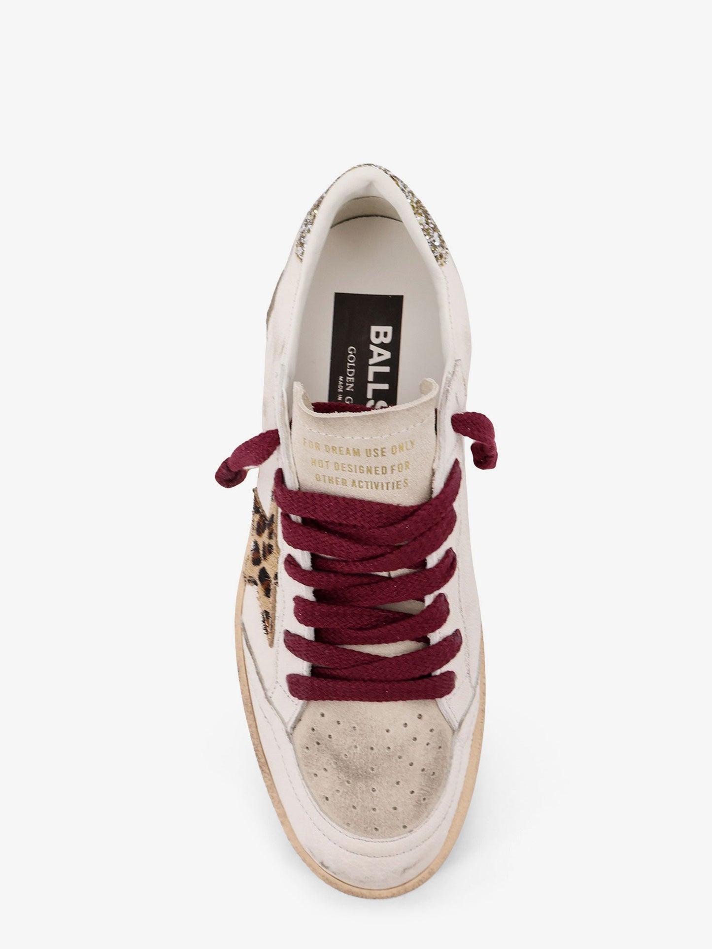 Golden Goose Deluxe Brand Women Ball Star Leather Sneakers With Suede Inserts GOLDEN GOOSE