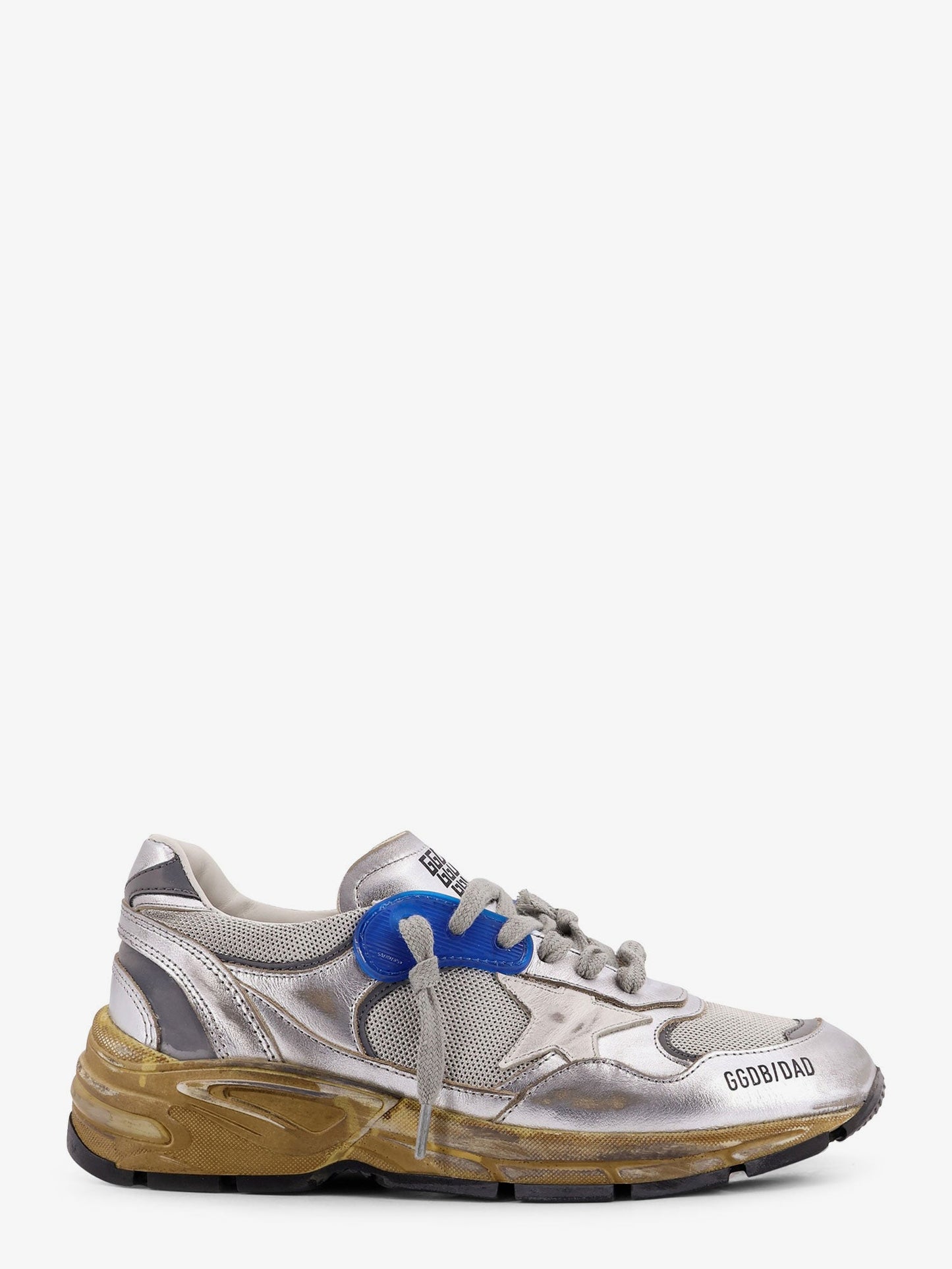 Golden Goose Deluxe Brand Women Running Dad Mesh And Leather Sneakers With Logo On The Side GOLDEN GOOSE