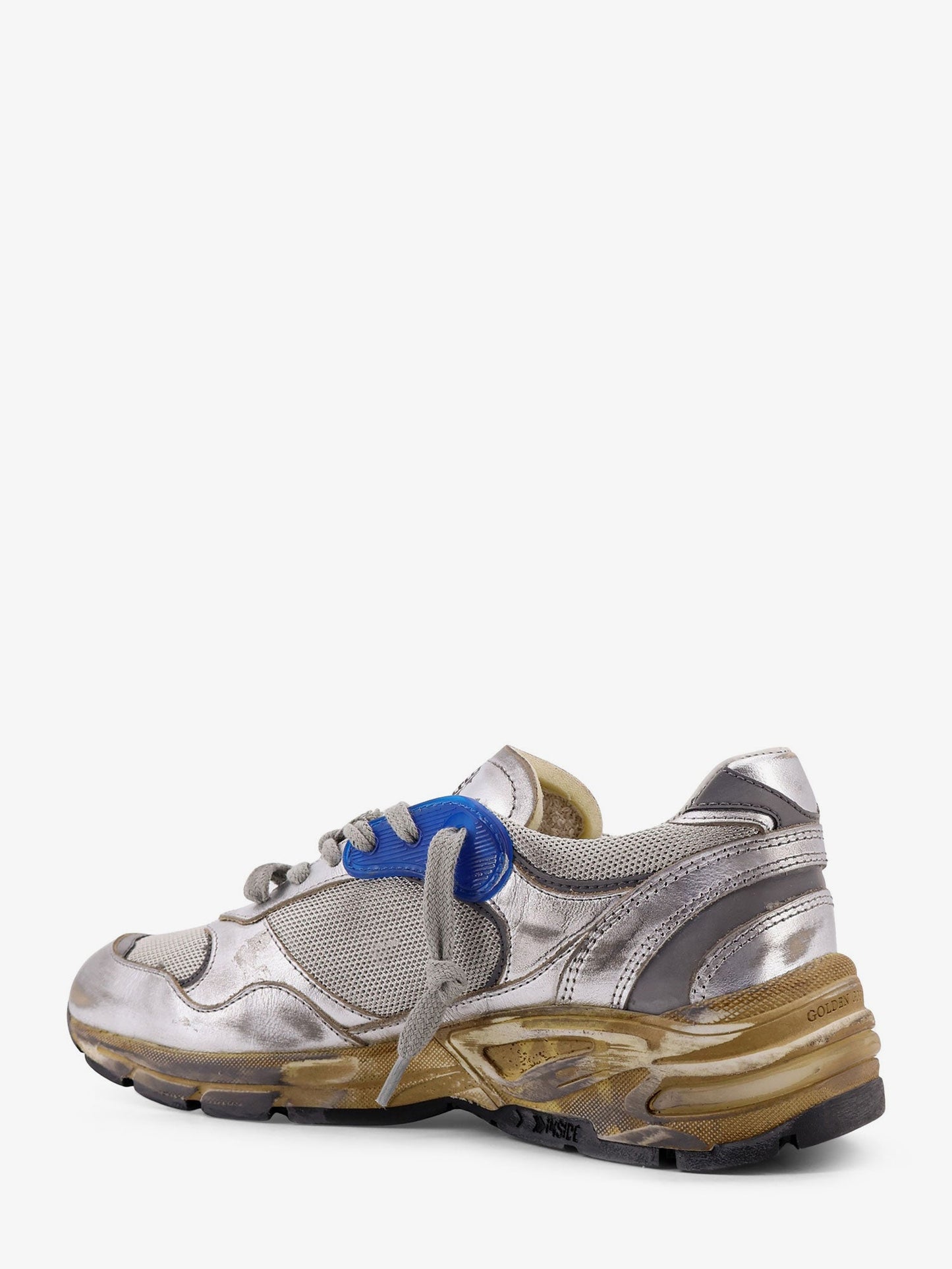 Golden Goose Deluxe Brand Women Running Dad Mesh And Leather Sneakers With Logo On The Side GOLDEN GOOSE
