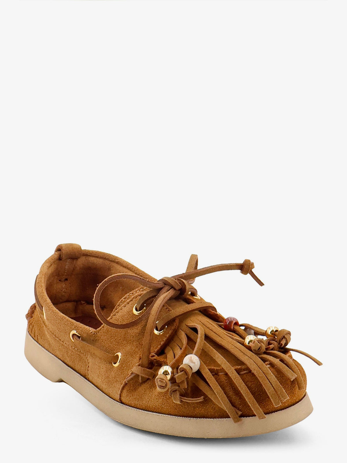 Golden Goose Deluxe Brand Women Cruise With Fringes Suede Loafers GOLDEN GOOSE