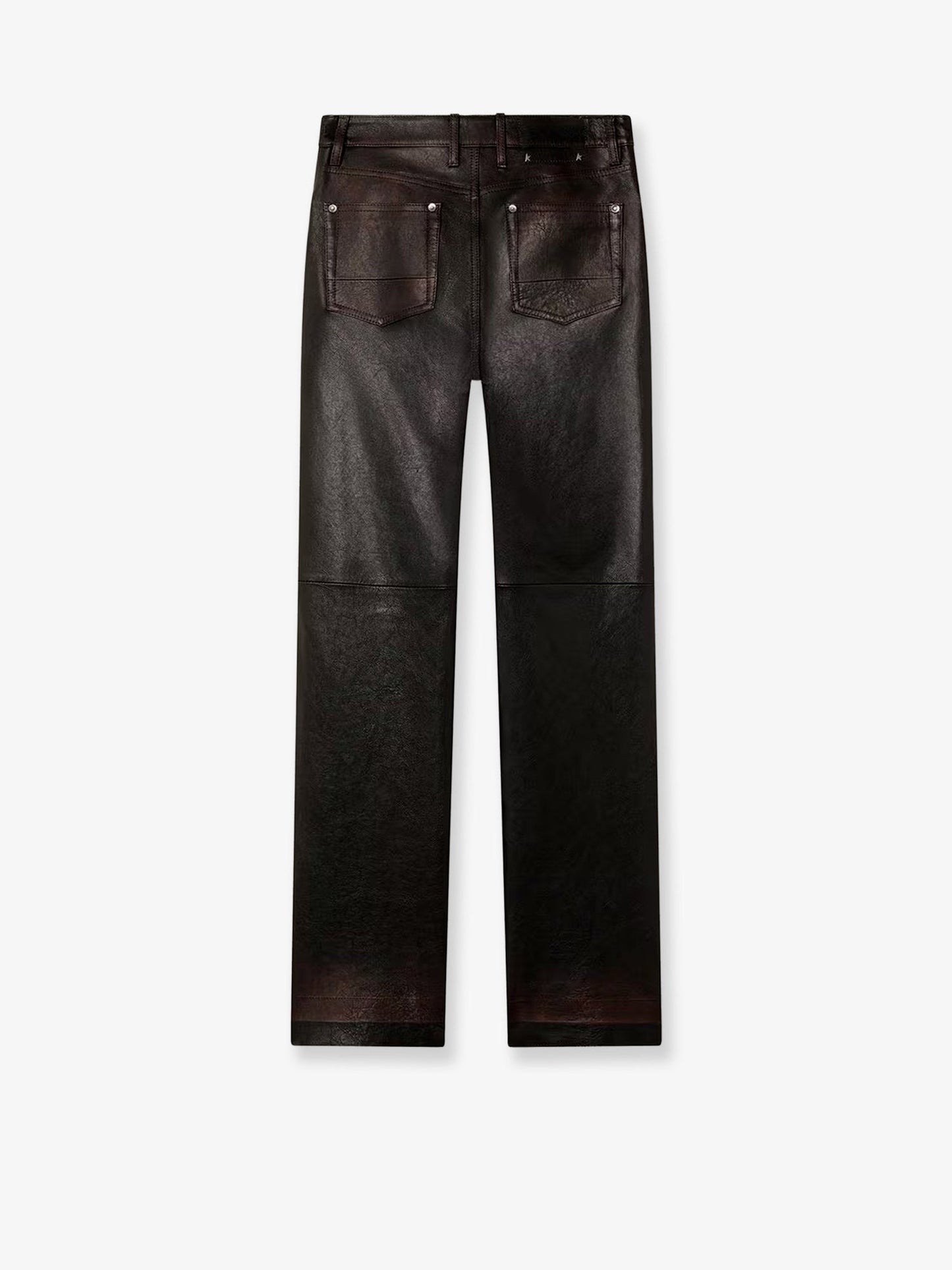 Golden Goose Deluxe Brand Women Peg Leather Trousers GOLDEN GOOSE