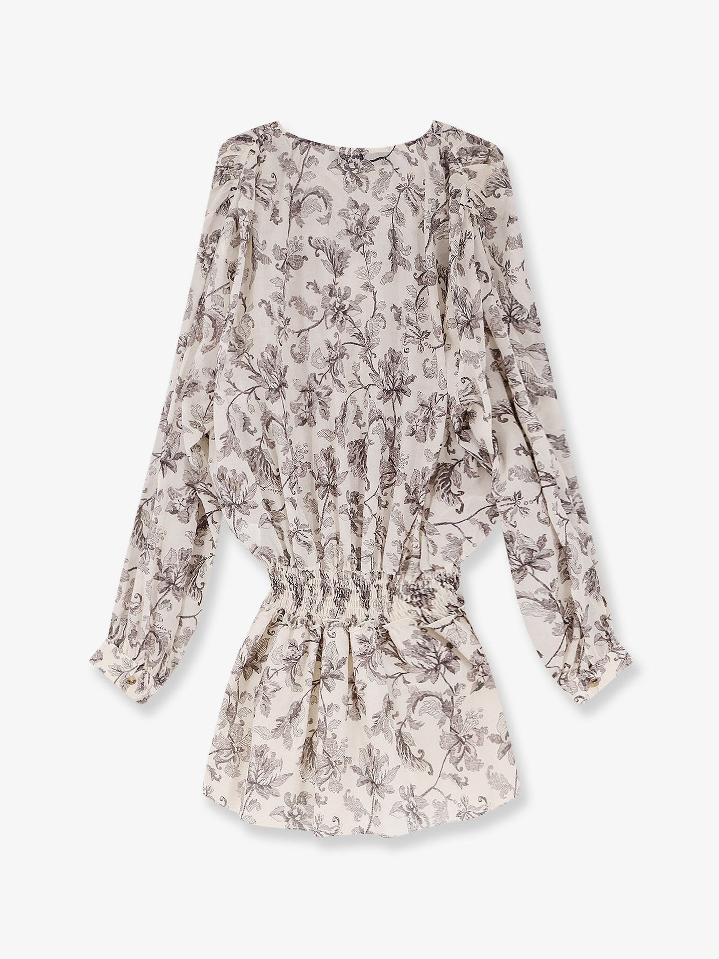 Golden Goose Deluxe Brand Women Short Cotton Dress With Floral Pattern GOLDEN GOOSE