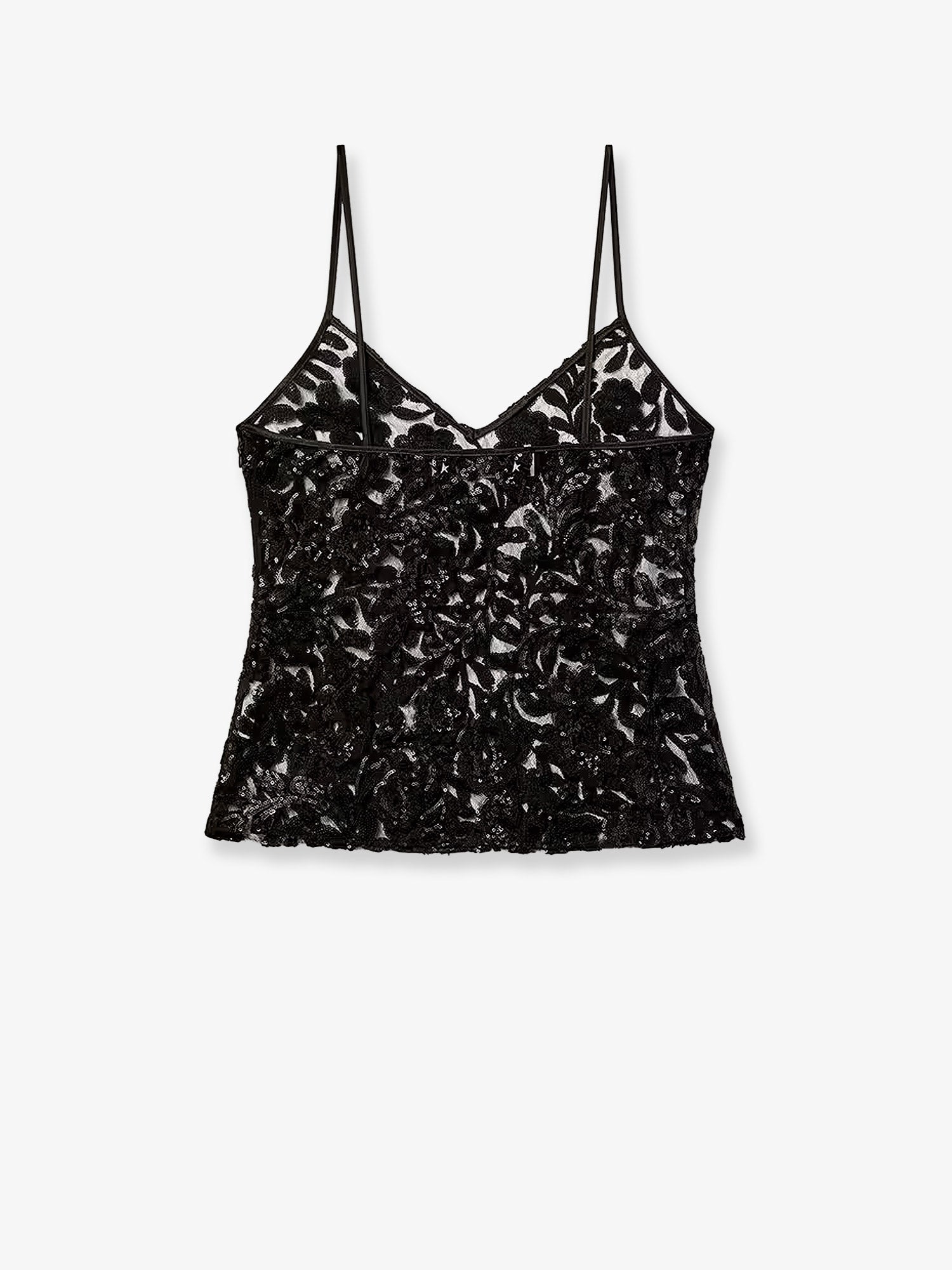 Golden Goose Deluxe Brand Women Tulle Top With Sequins Embroidery GOLDEN GOOSE