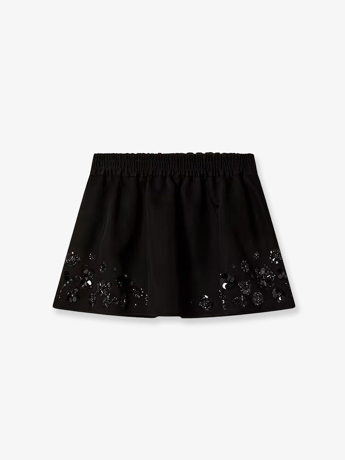 Golden Goose Deluxe Brand Women Cotton Blend Midi Skirt With Floral Sequin And Crystal Details GOLDEN GOOSE