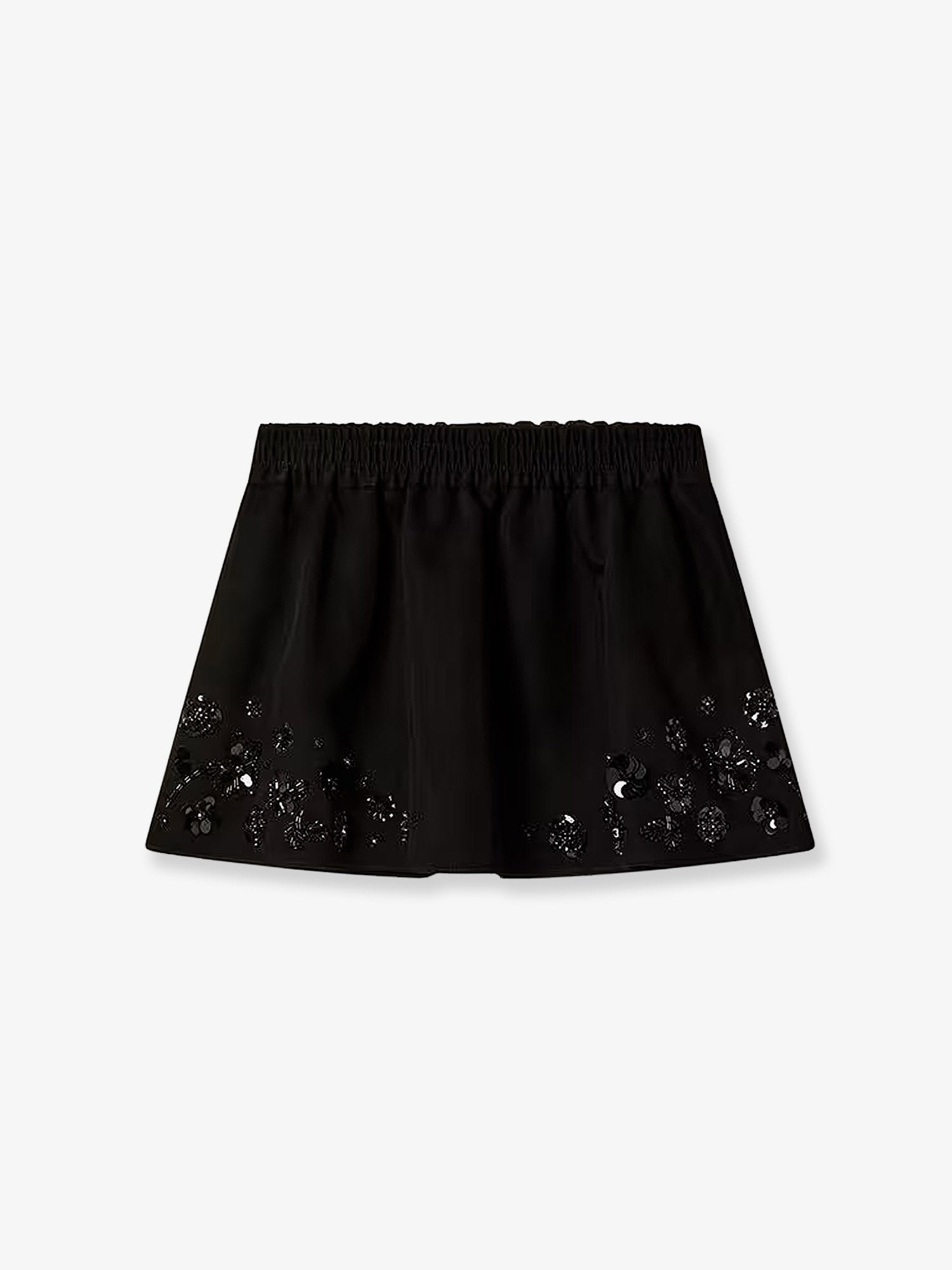 Golden Goose Deluxe Brand Women Cotton Blend Midi Skirt With Floral Sequin And Crystal Details GOLDEN GOOSE