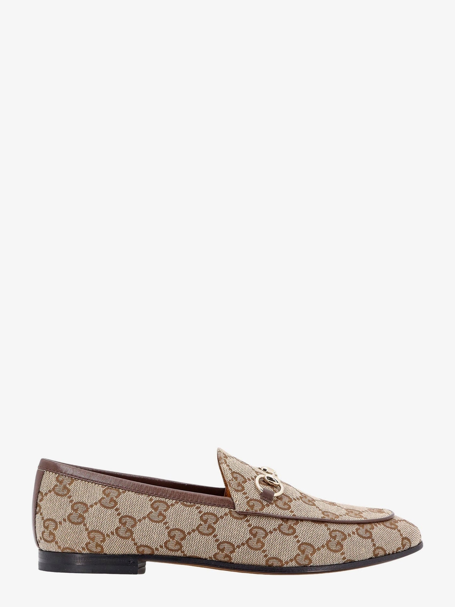 Gucci Women Gg Fabric Jordaan Loafers GUCCI