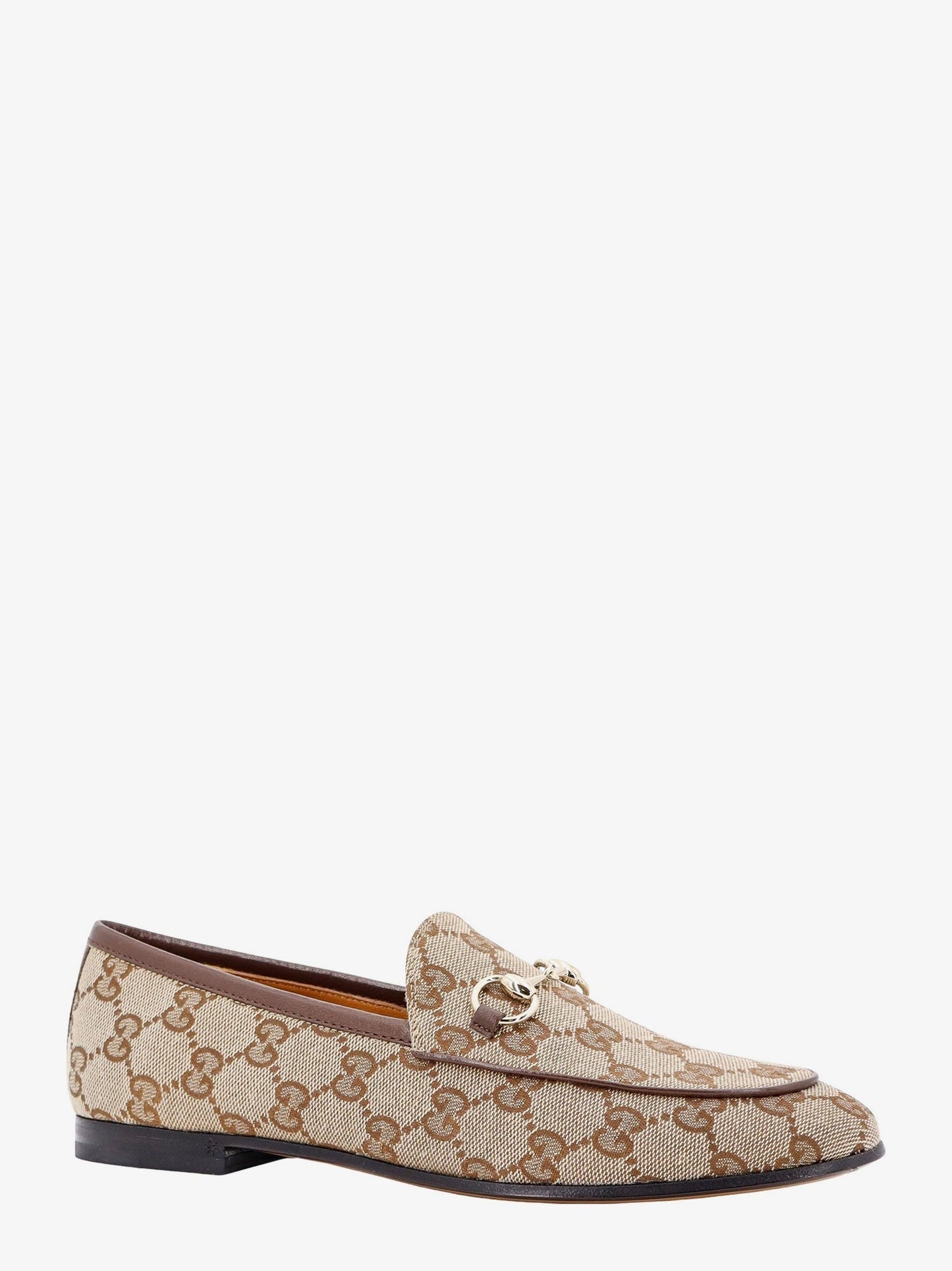 Gucci Women Gg Fabric Jordaan Loafers GUCCI