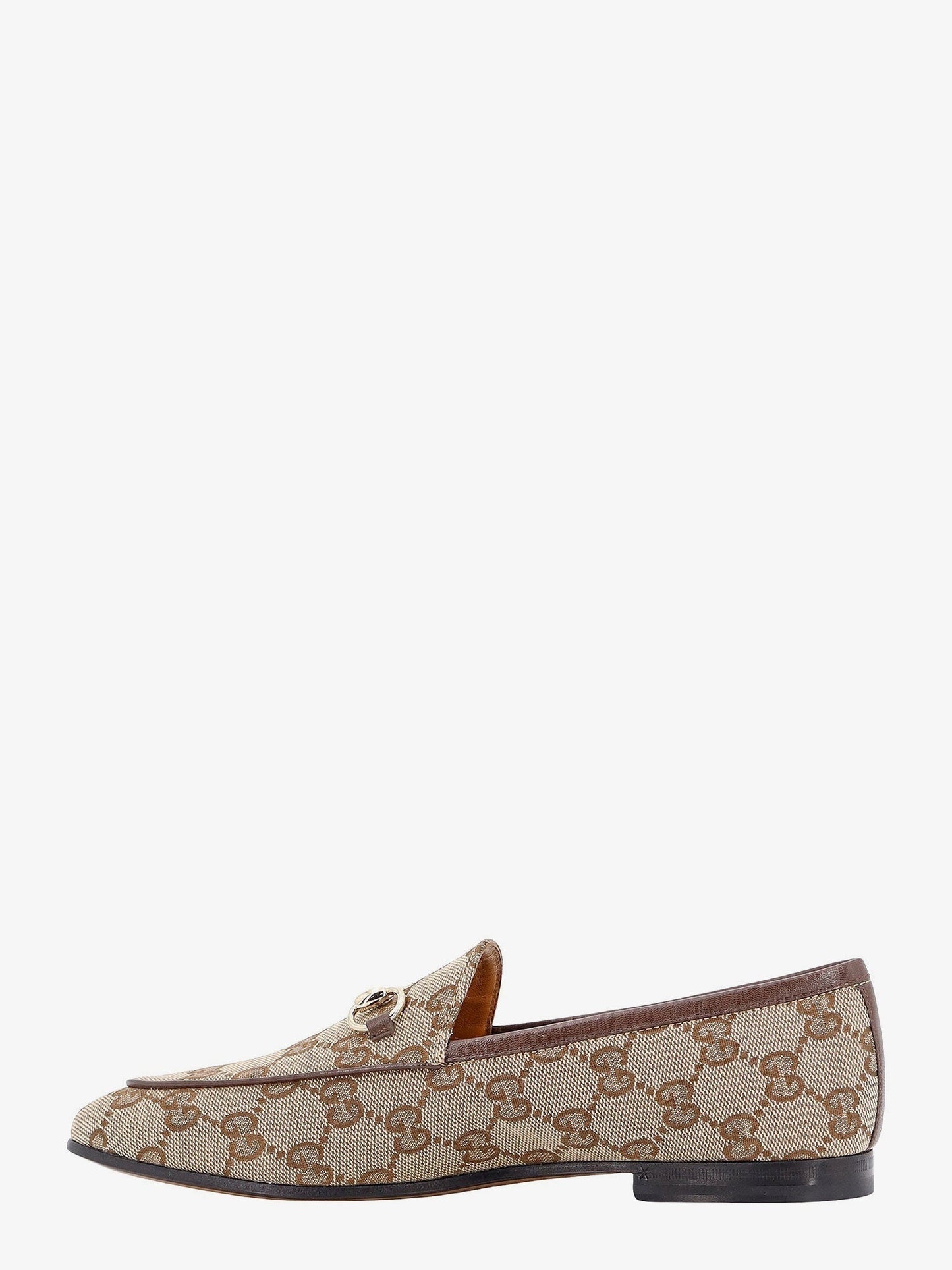 Gucci Women Gg Fabric Jordaan Loafers GUCCI