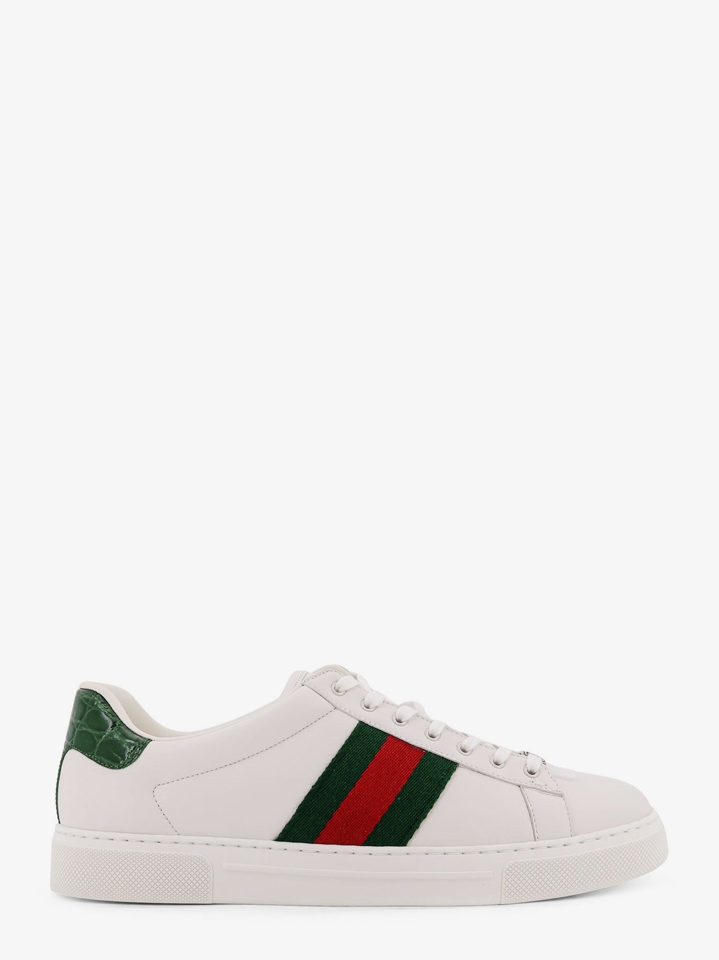 Gucci Men Ace Low-Top Leather Sneakers GUCCI