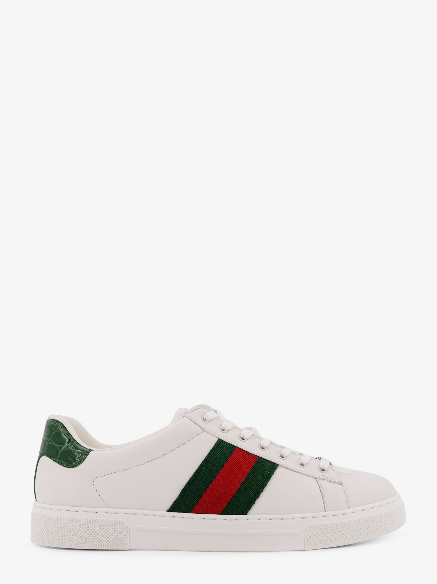 Gucci Men Ace Low-Top Leather Sneakers GUCCI