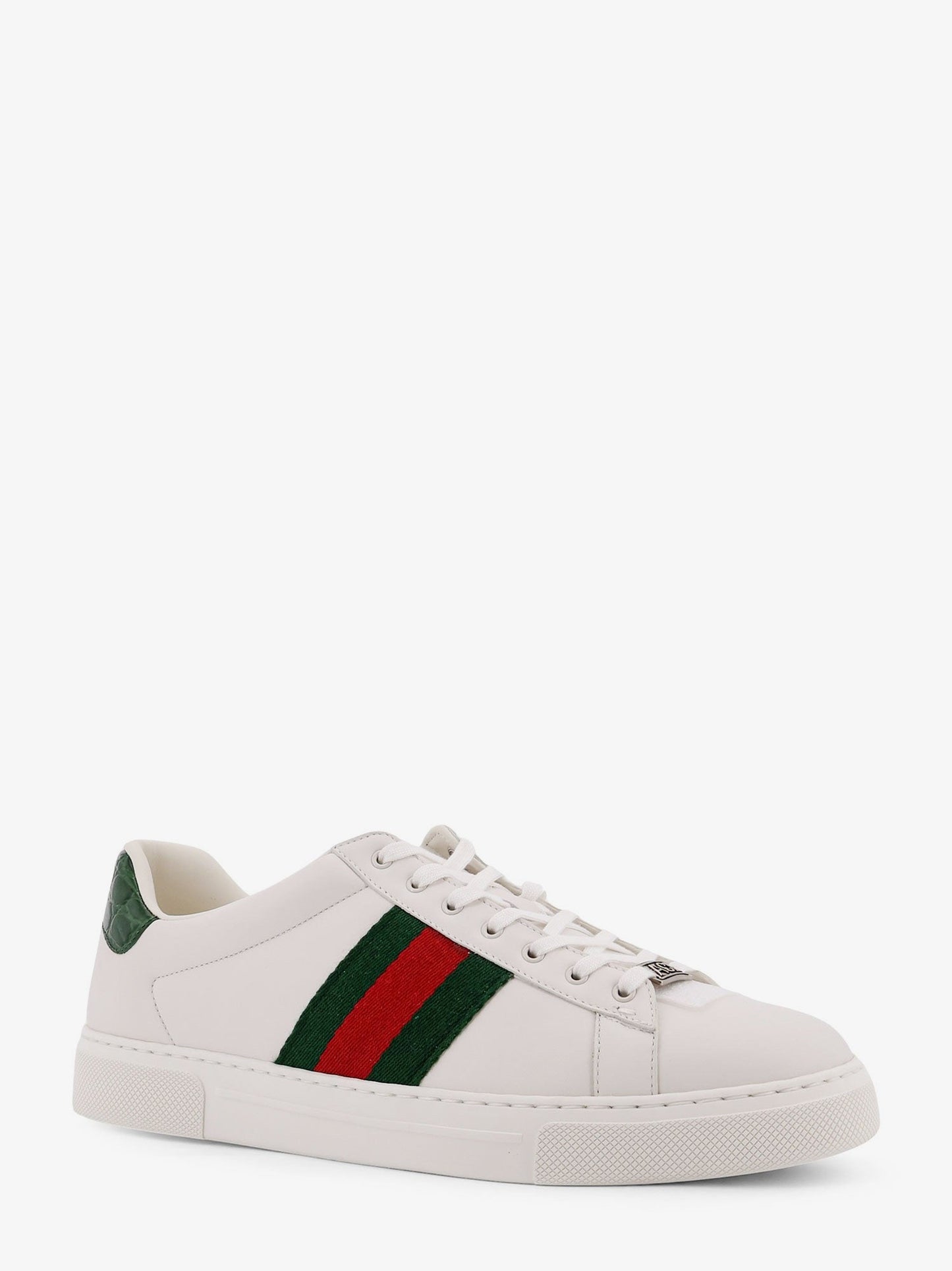 Gucci Men Ace Low-Top Leather Sneakers GUCCI