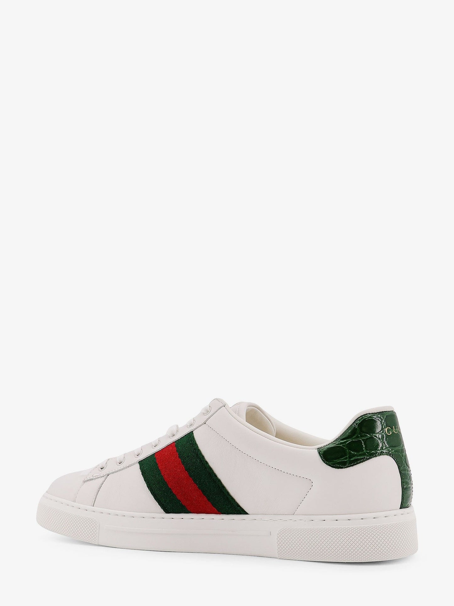 Gucci Men Ace Low-Top Leather Sneakers GUCCI