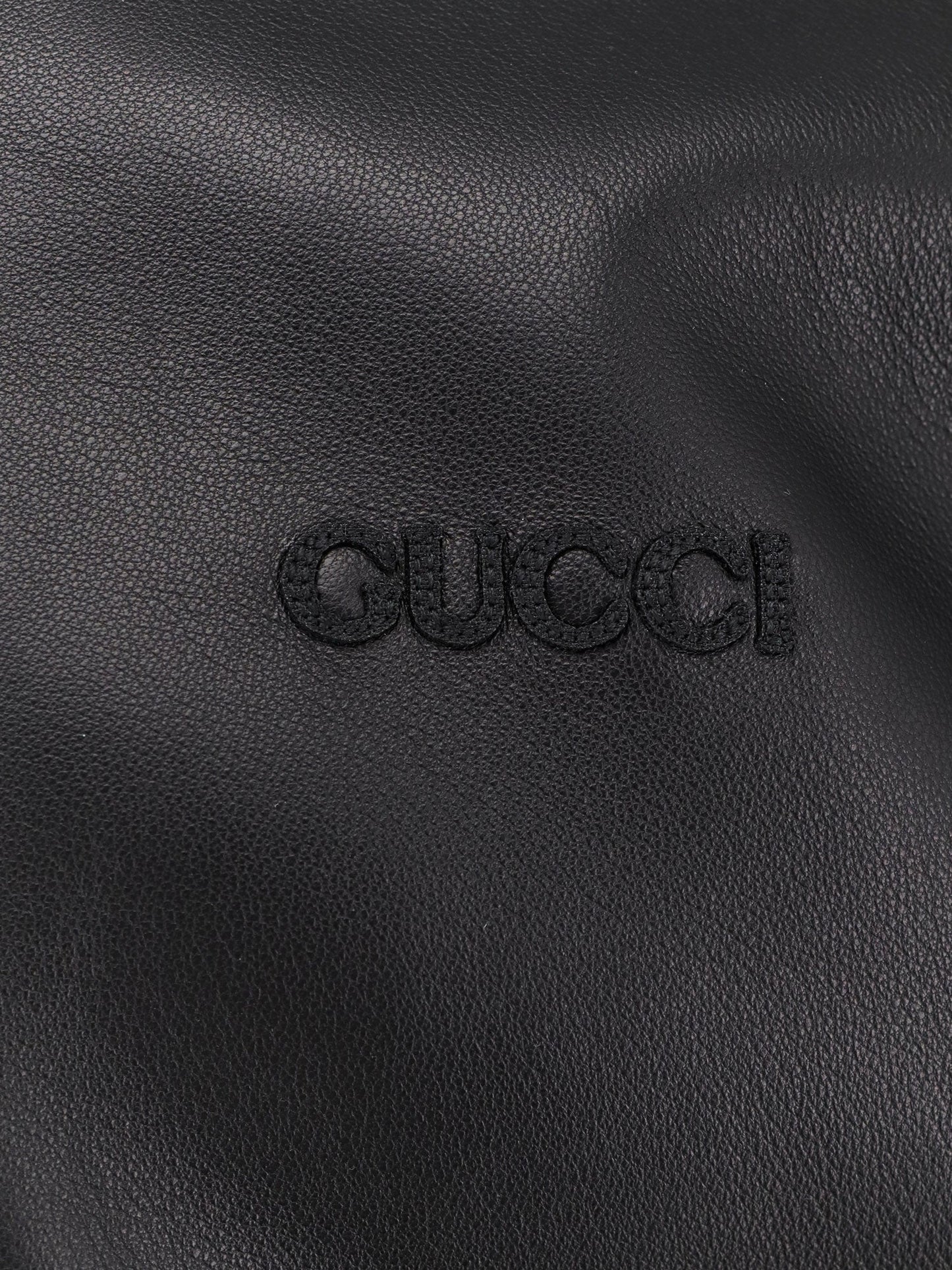 Gucci Men Leather And Wool Jacket GUCCI