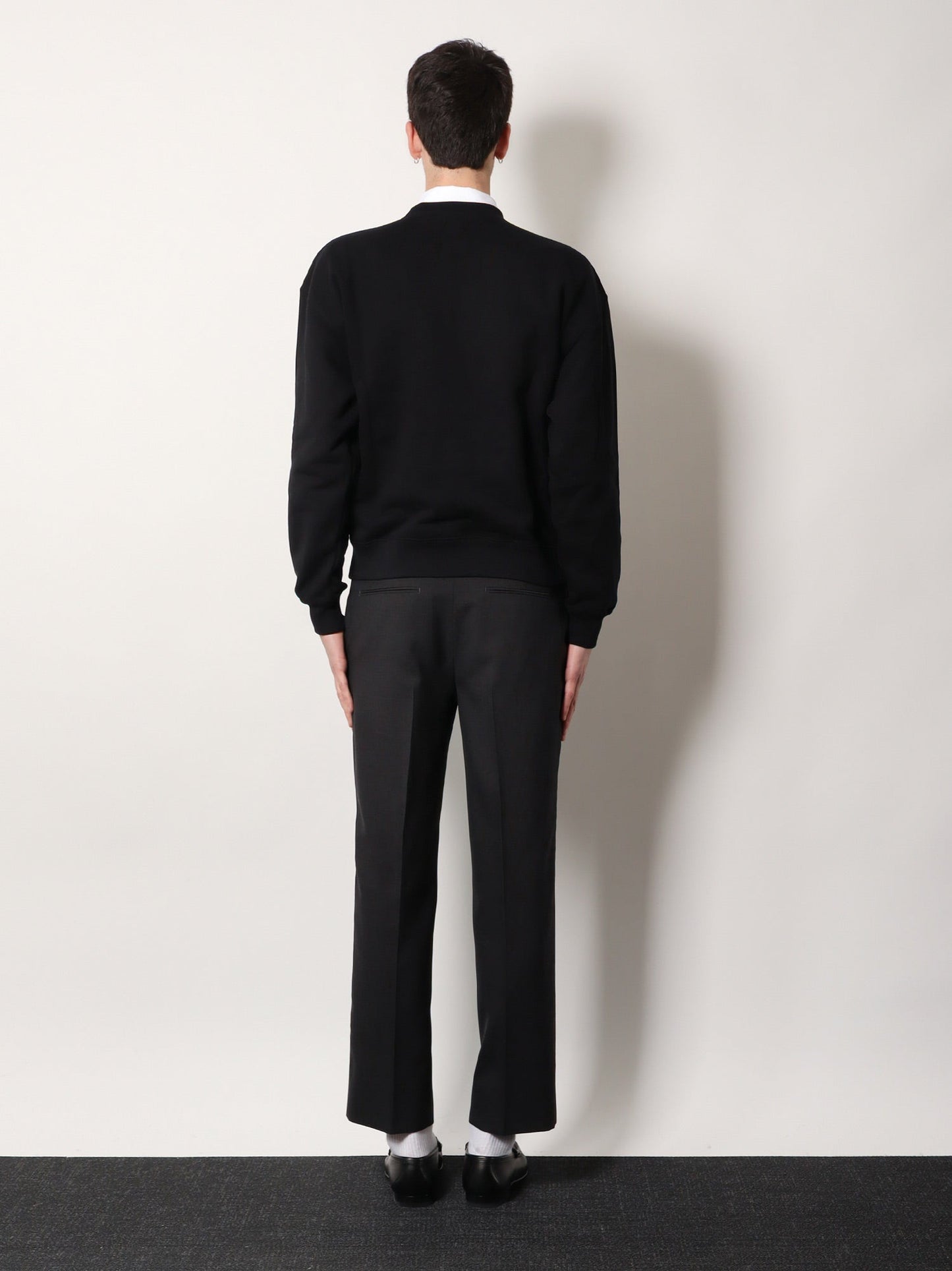 Gucci Men Cotton Sweatshirt With Frontal Embossed Logo GUCCI