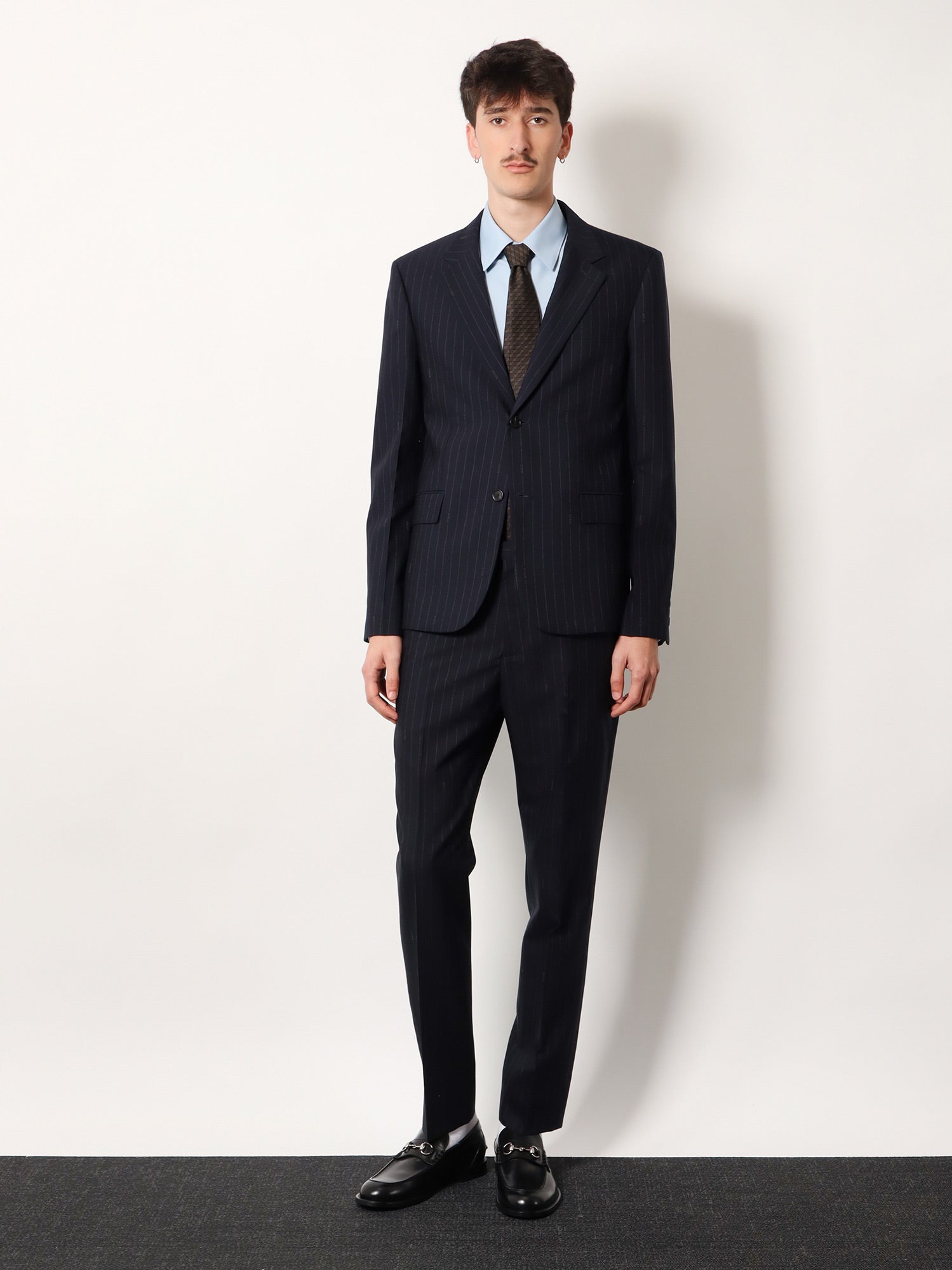 Gucci Men Gucci Pinstripe Wool Trousers GUCCI