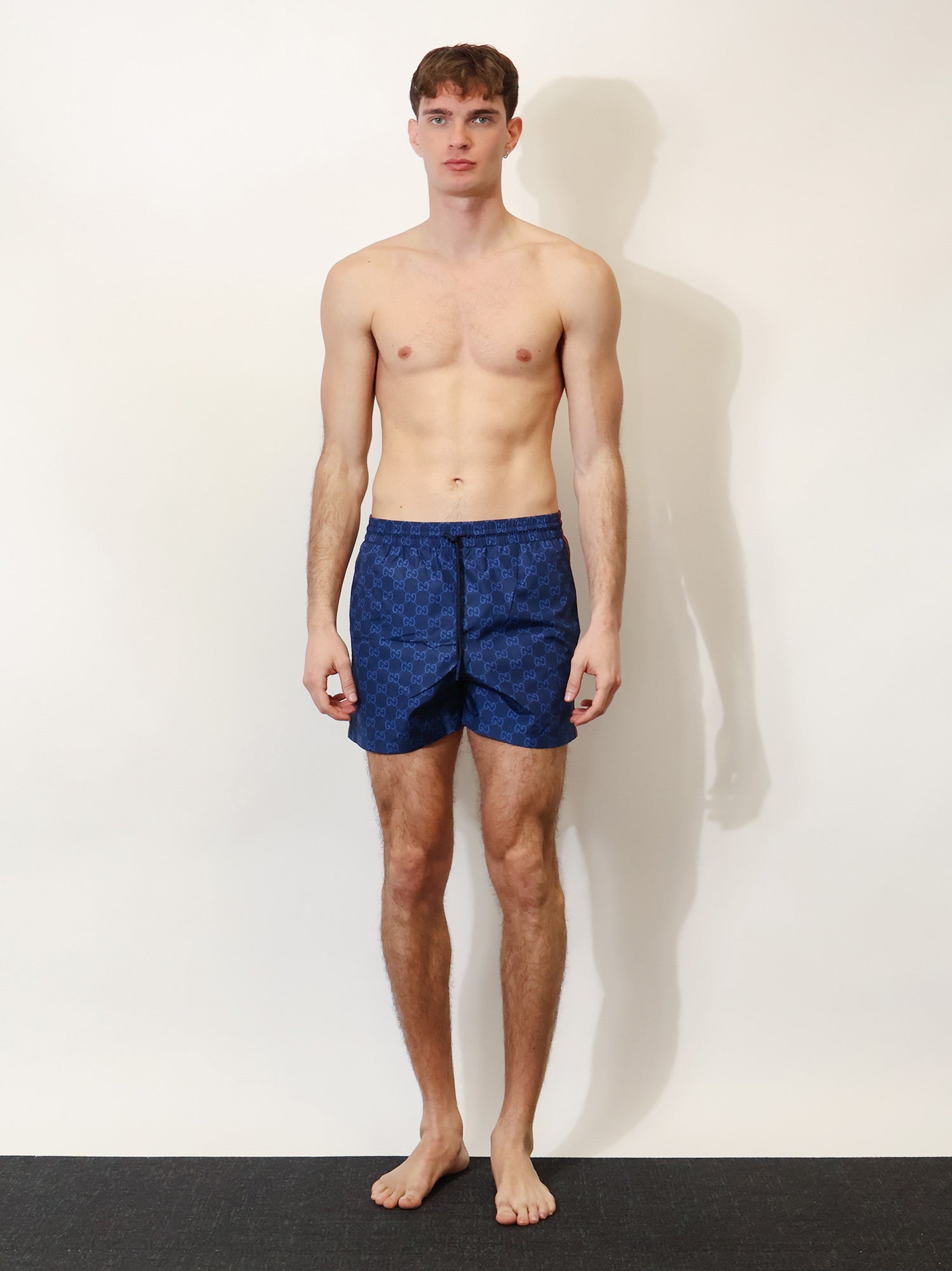 Gucci Men Gg Nylon Swim Trunks GUCCI