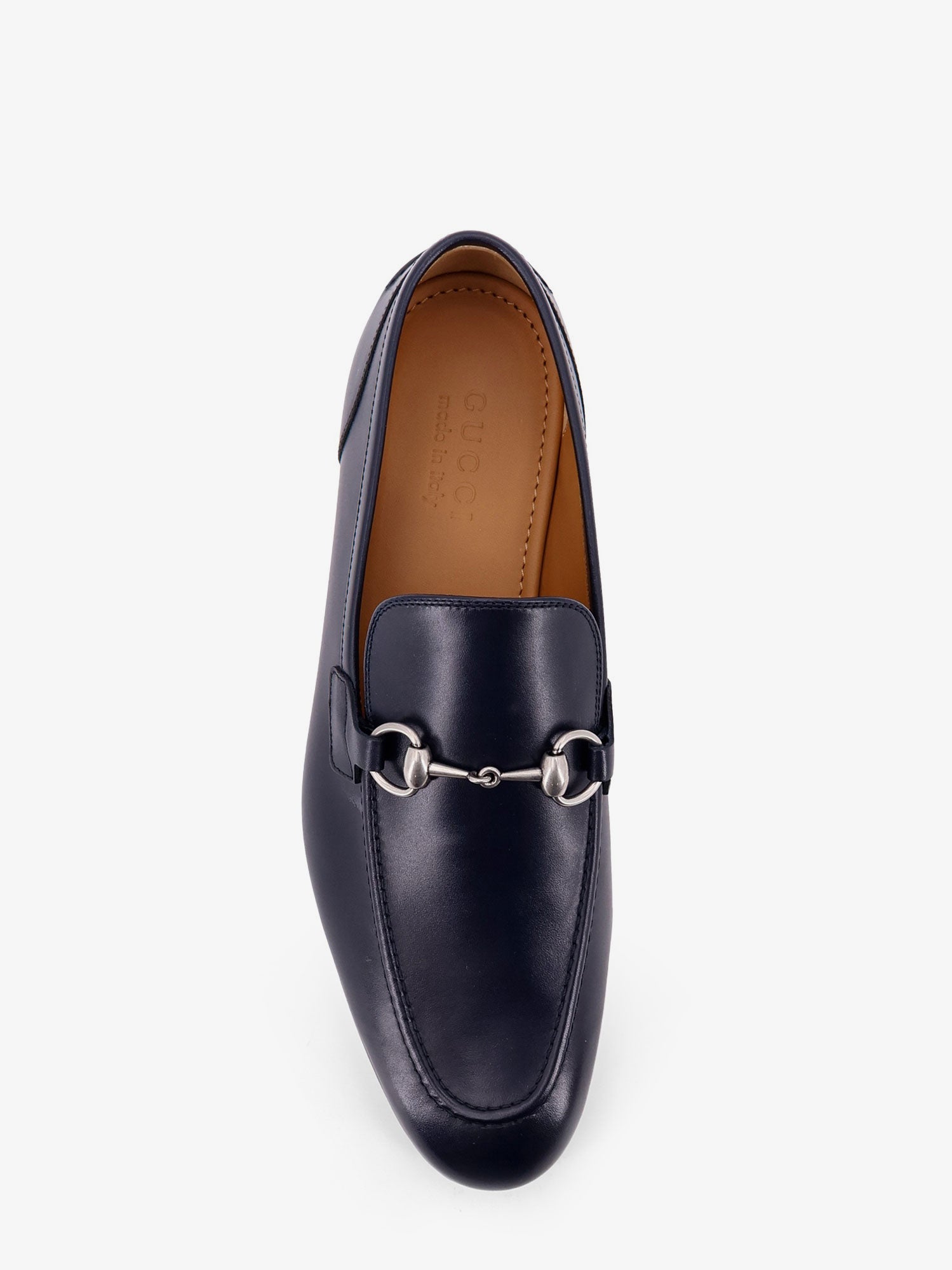 Gucci Men Leather Loafer With Horsebit GUCCI