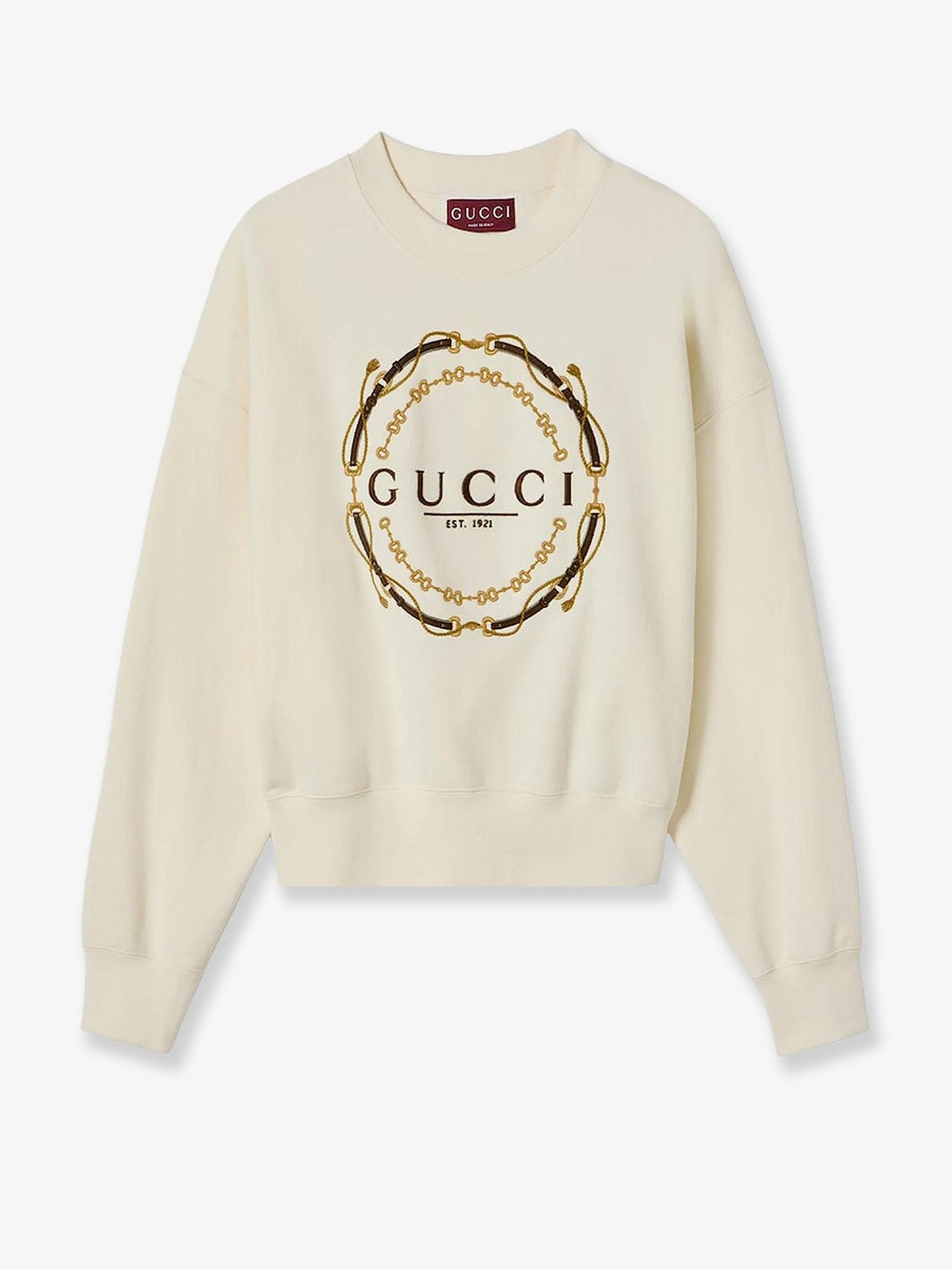 Gucci Women Brushed Cotton Jersey Sweatshirt GUCCI