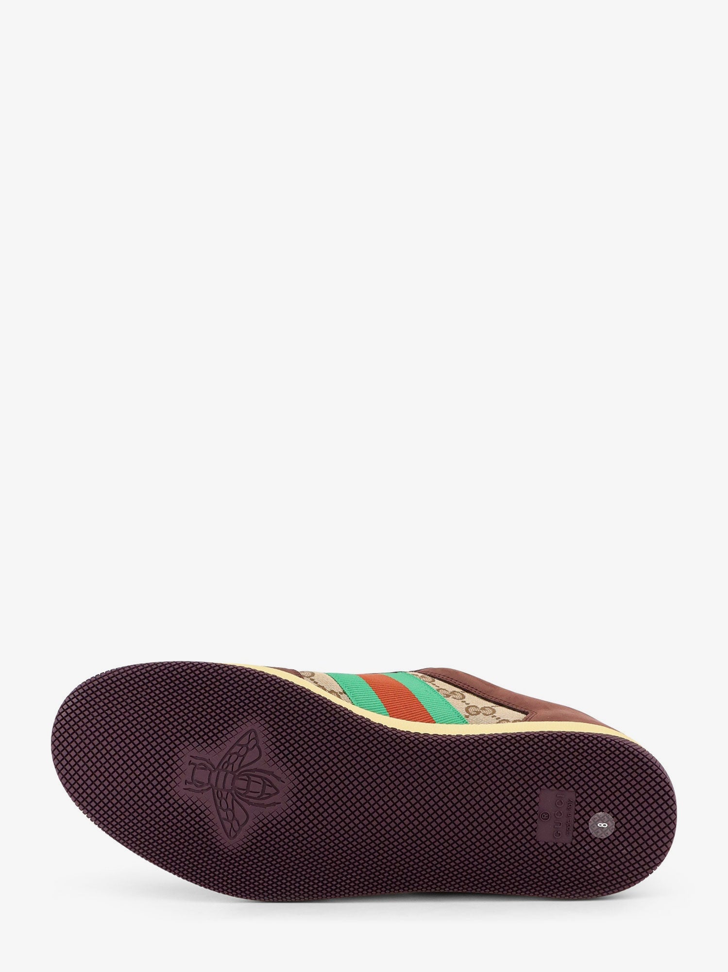Gucci Men Gg Fabric Leather Sneakers GUCCI