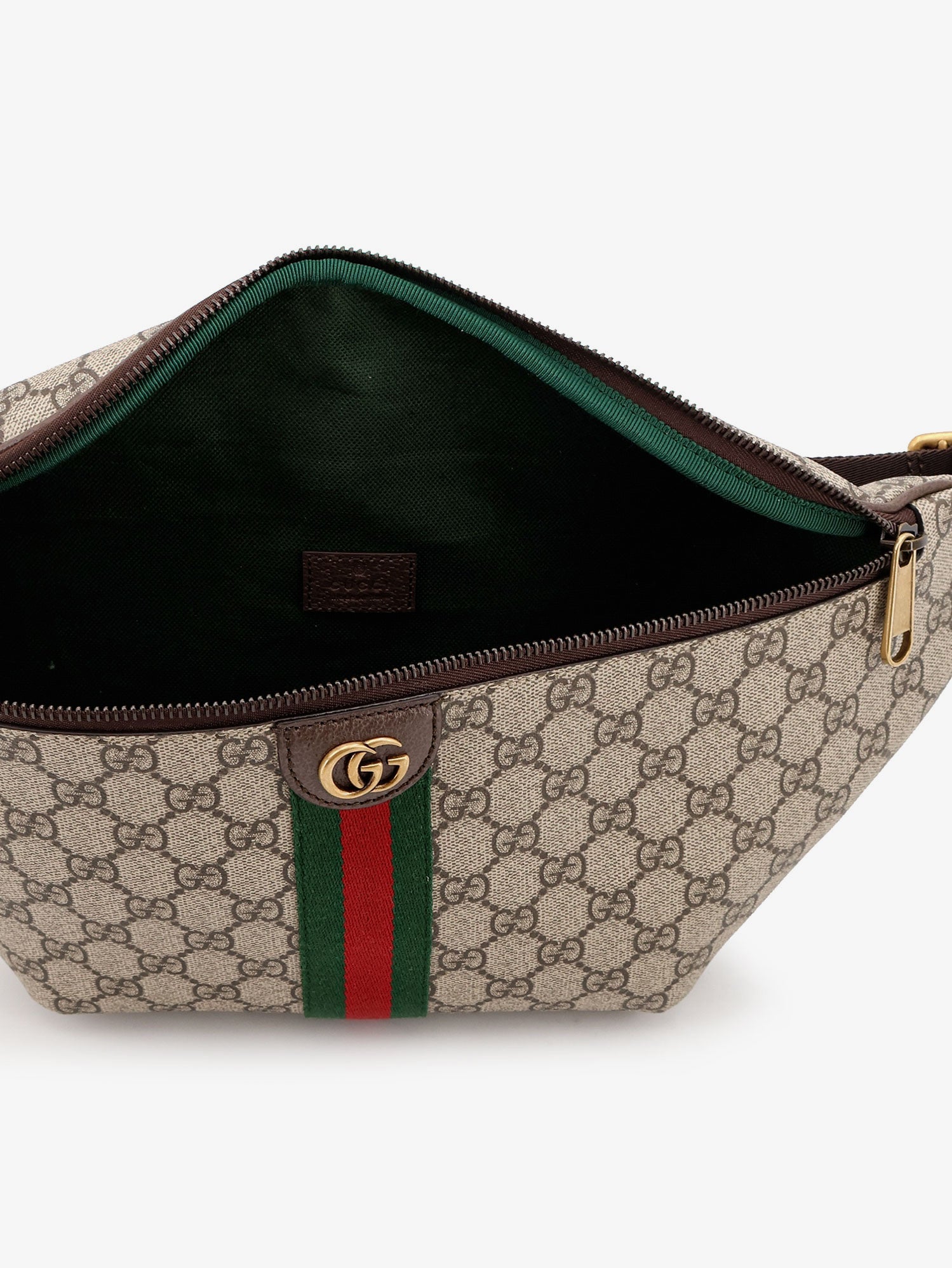 Gucci Men Ophidia Gg Coated Canvas Belt Bag GUCCI