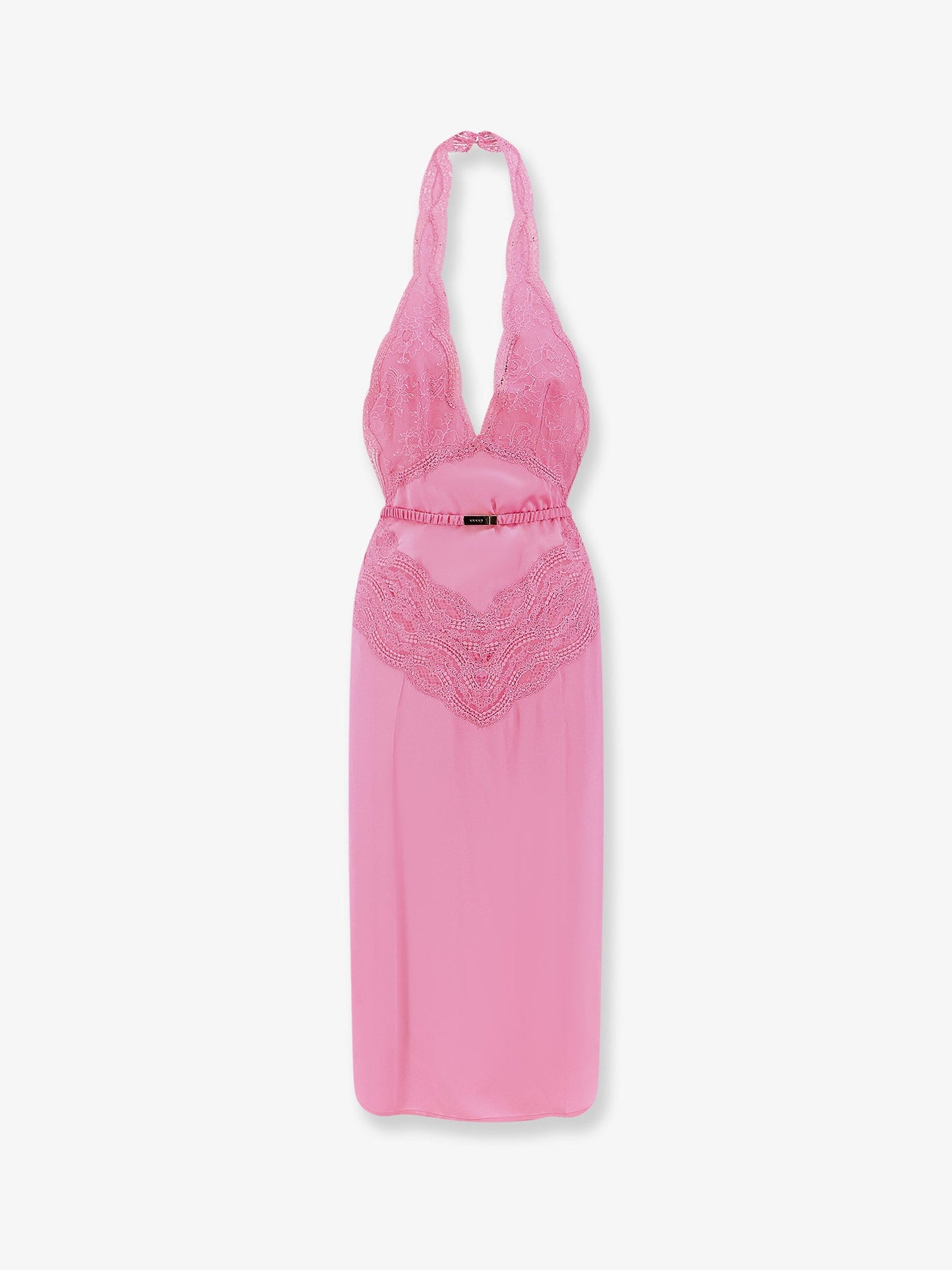 Gucci Women Silk Satin Midi Dress GUCCI