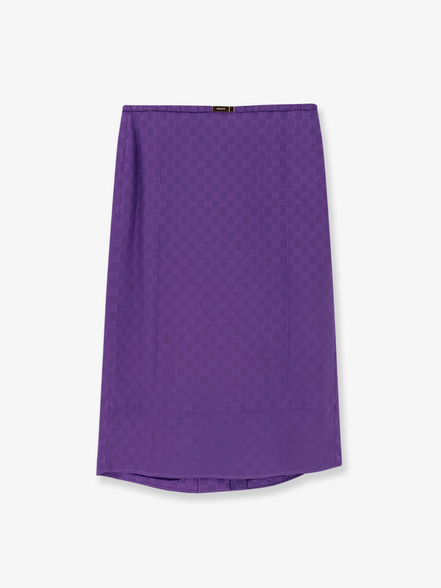 Gucci Women Gg Silk Skirt GUCCI