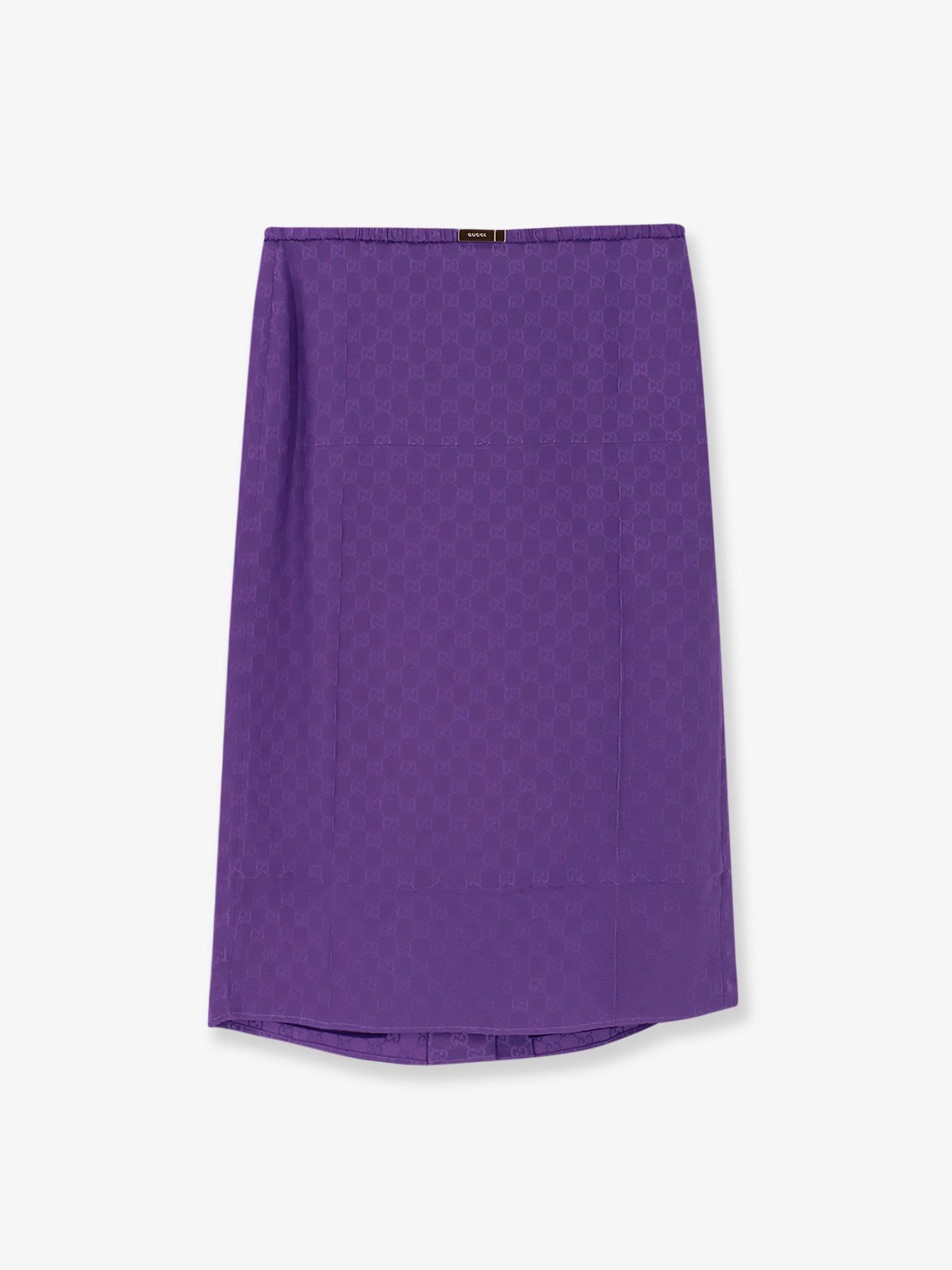Gucci Women Gg Silk Skirt GUCCI