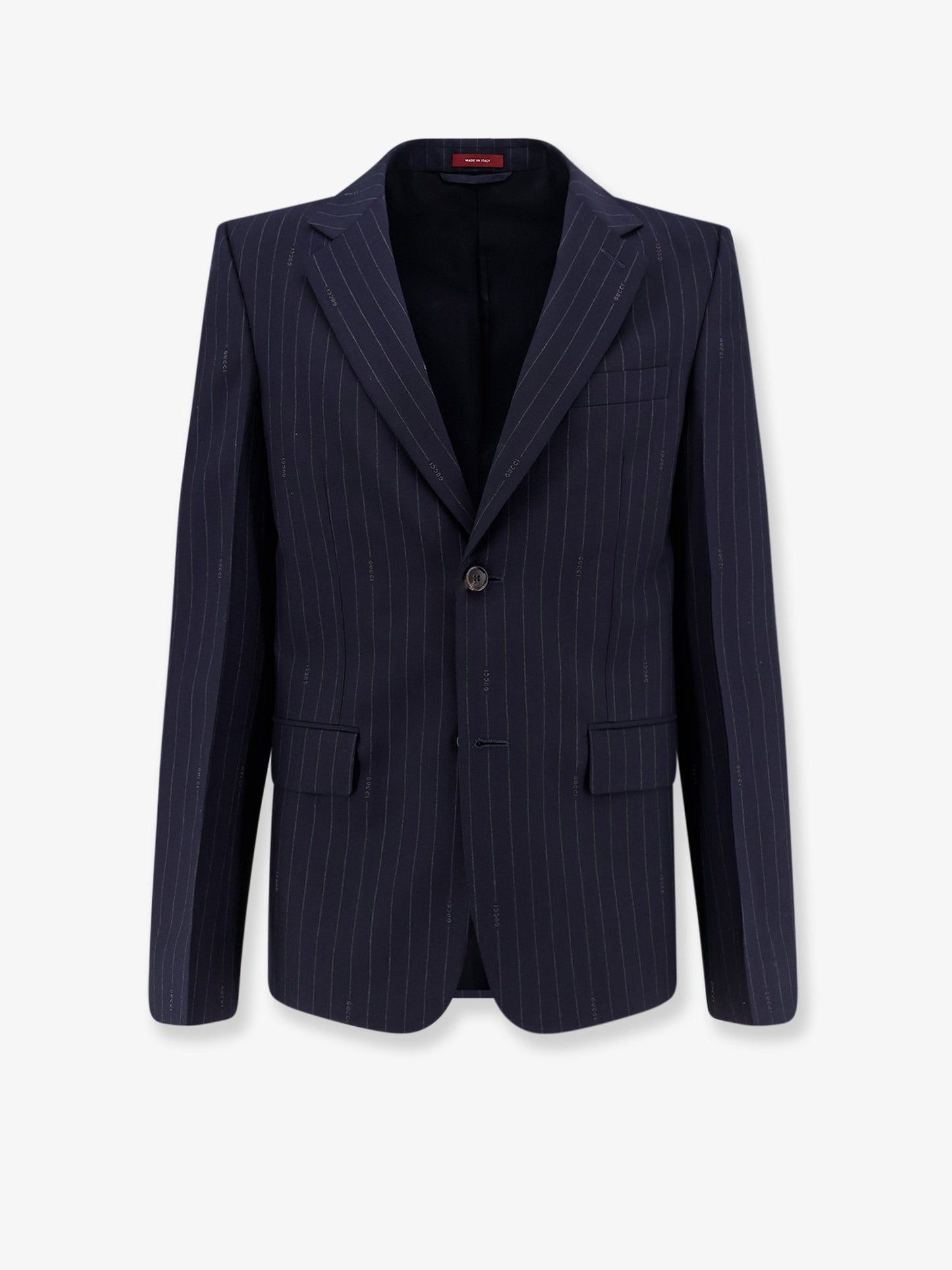 Gucci Men Gucci Pinstripe Wool Single-Breasted Blazer GUCCI