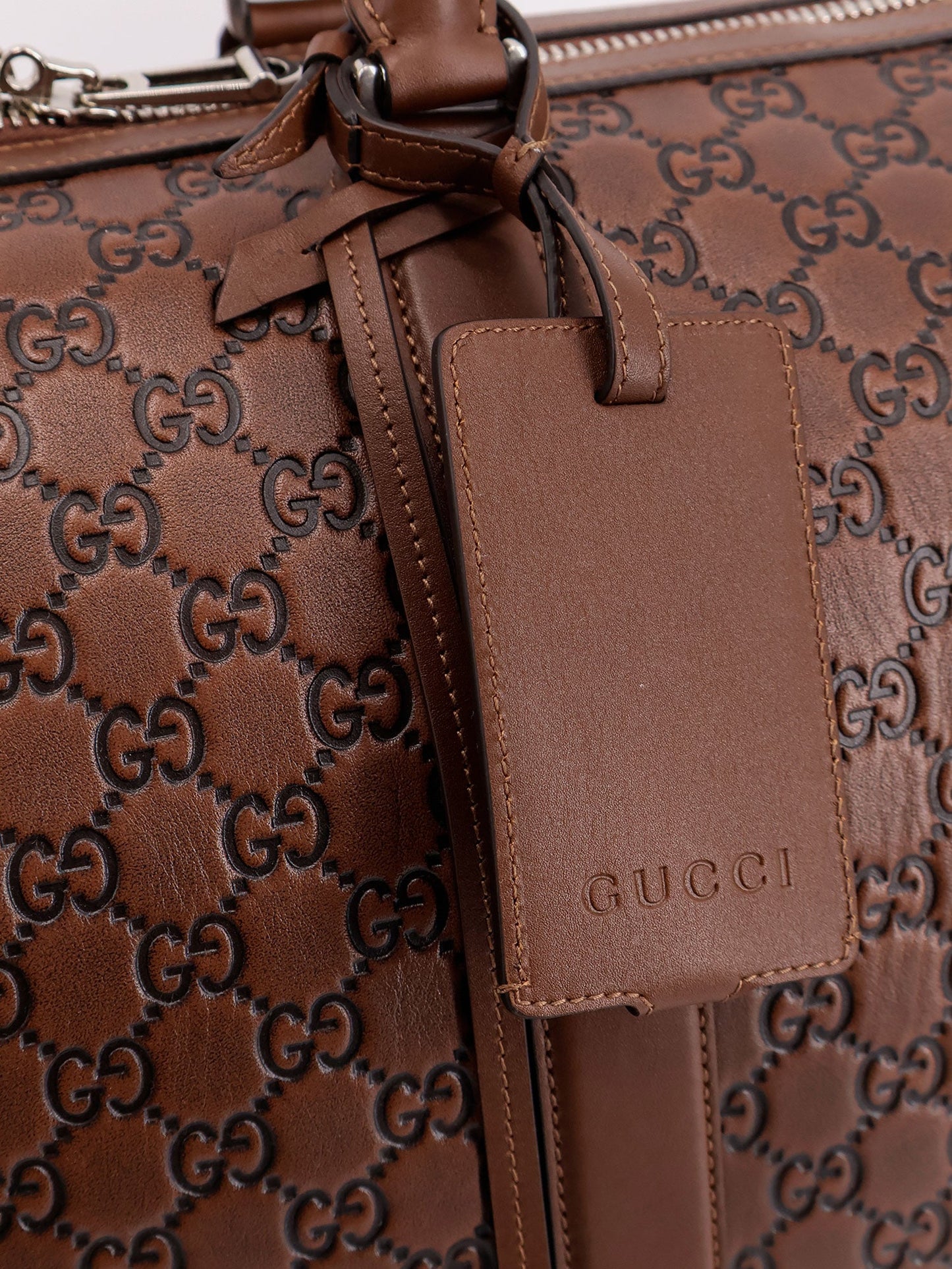 Gucci Men Gg Emblem Duffle Bag GUCCI