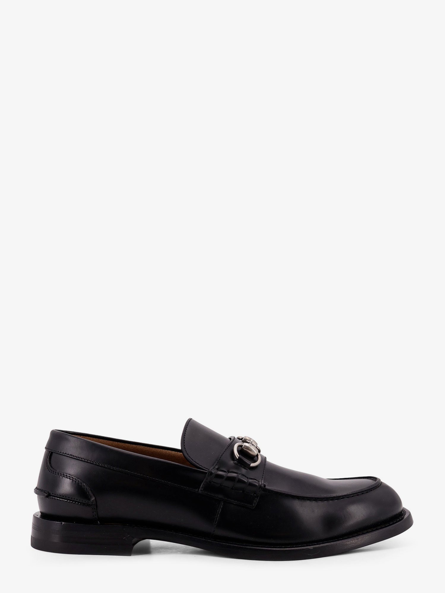 Gucci Men Leather Loafer With Horsebit Detail GUCCI
