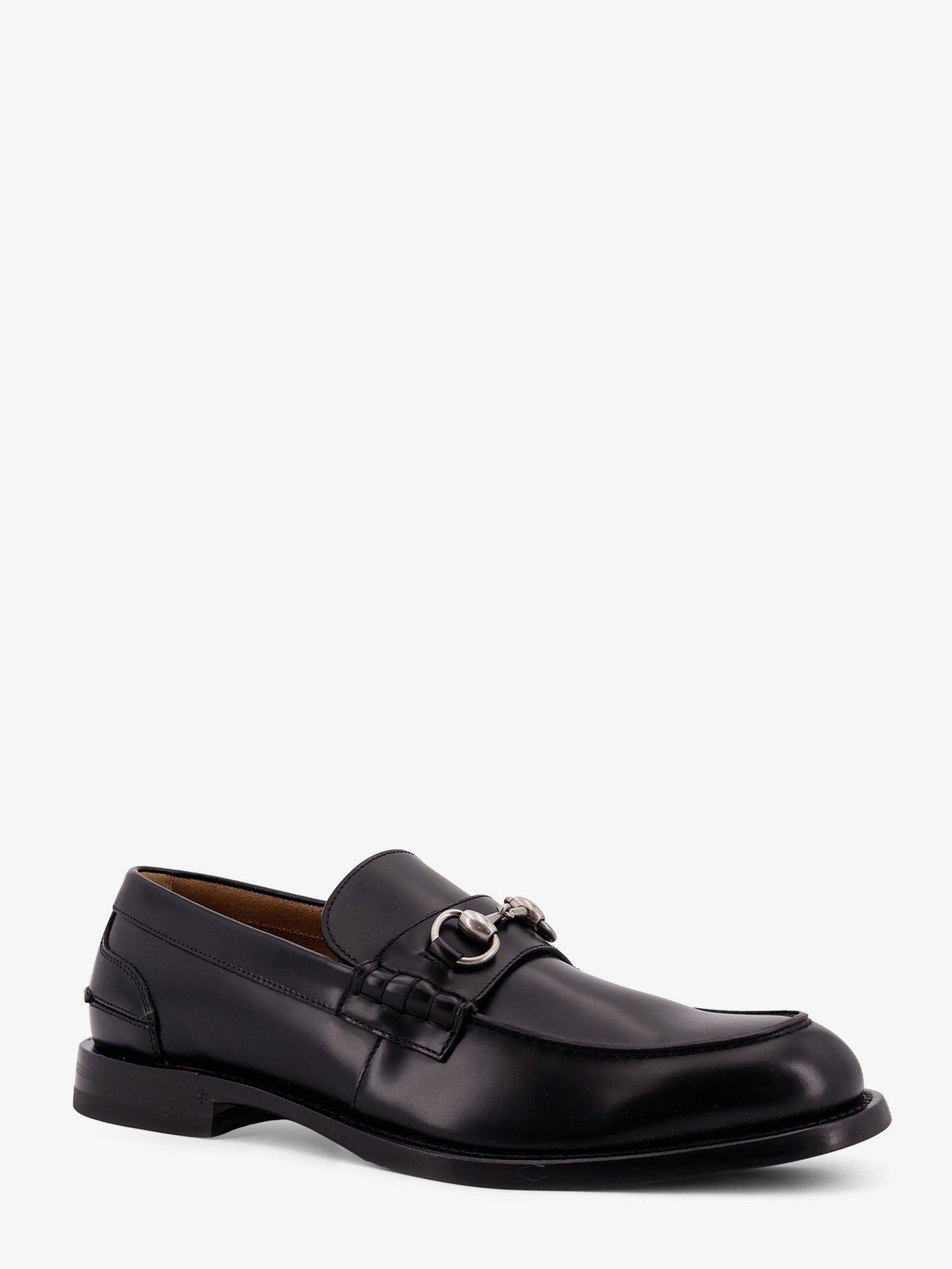 Gucci Men Leather Loafer With Horsebit Detail GUCCI