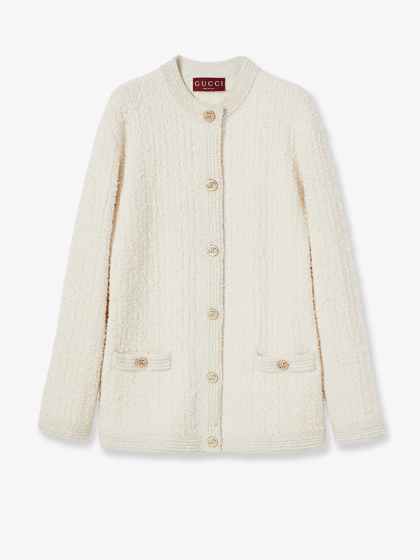 Gucci Women Wool And Cotton Blend Cardigan GUCCI