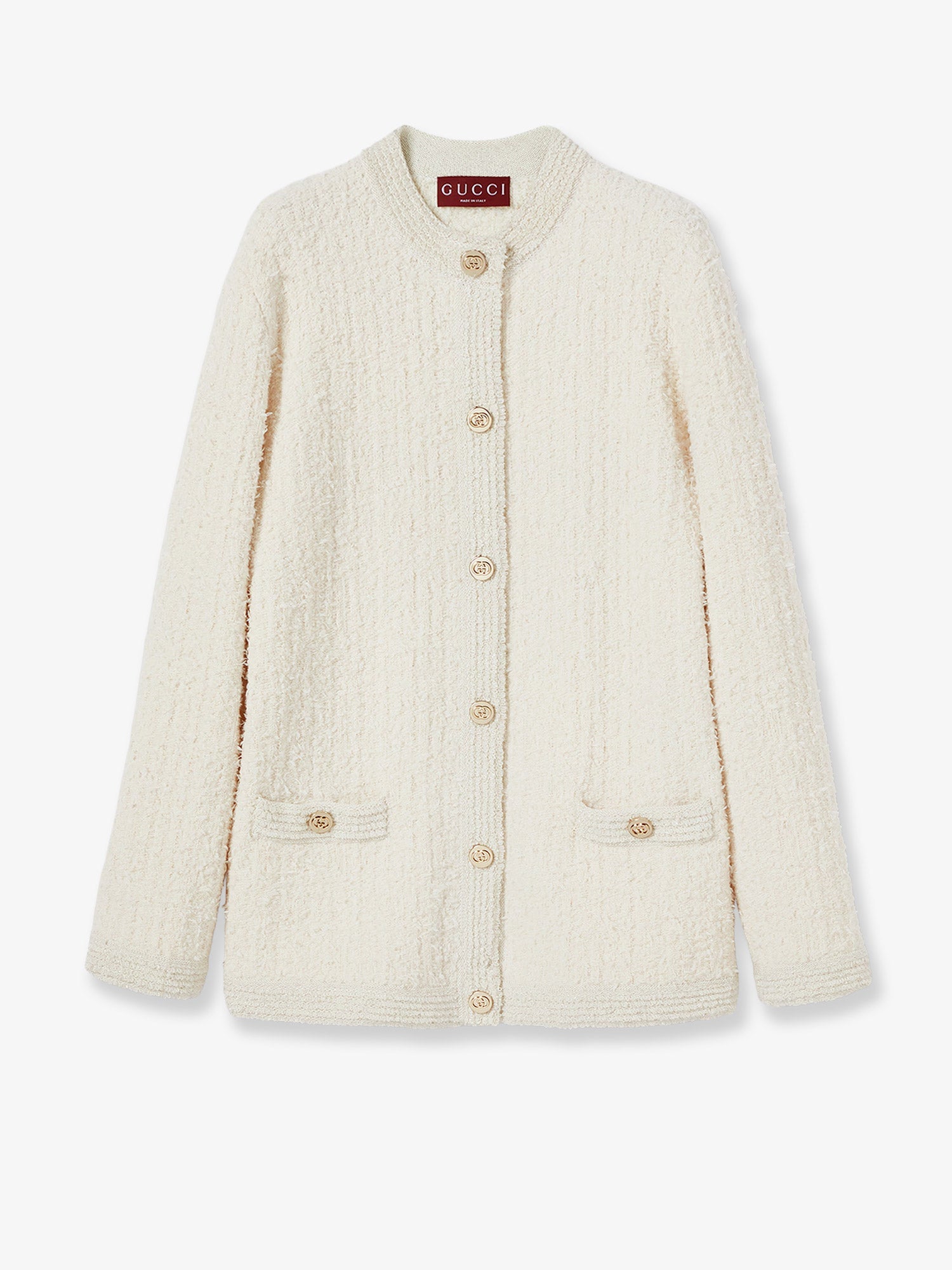 Gucci Women Wool And Cotton Blend Cardigan GUCCI