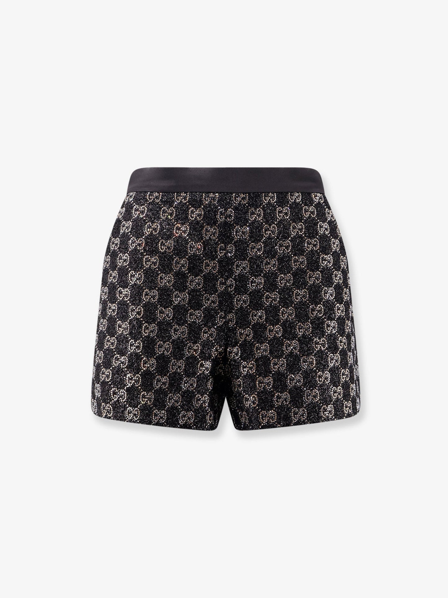 Gucci Women Lightweight Lame Wool Tweed Shorts GUCCI