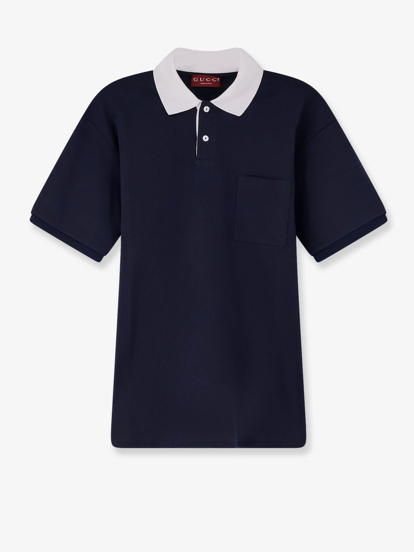 Gucci Men Cotton Piquet Polo Shirt GUCCI