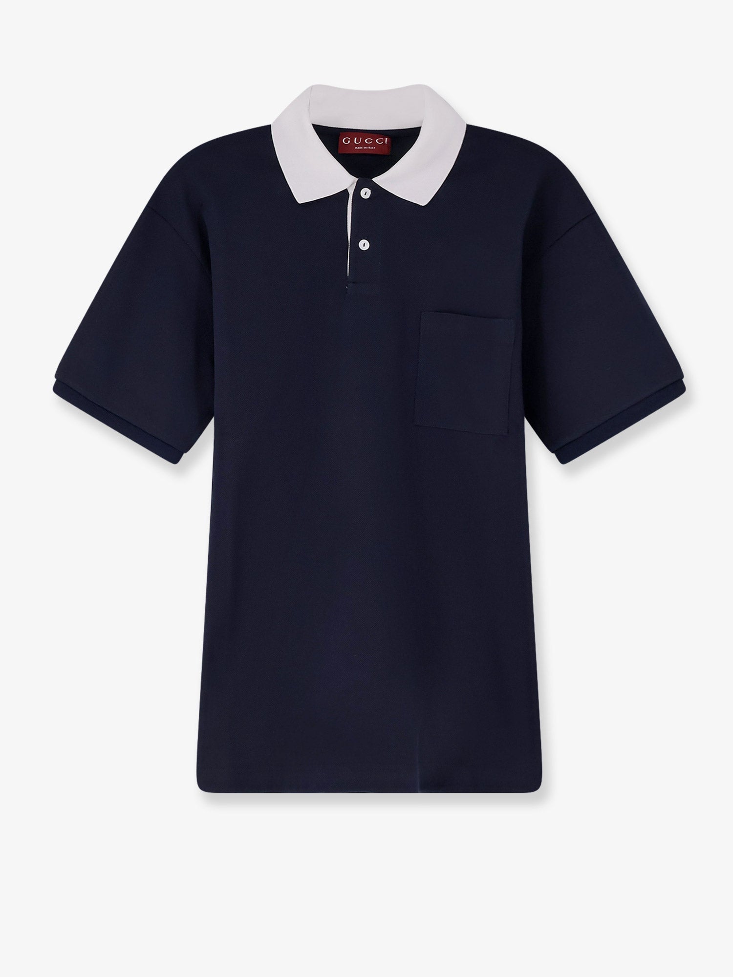 Gucci Men Cotton Piquet Polo Shirt GUCCI
