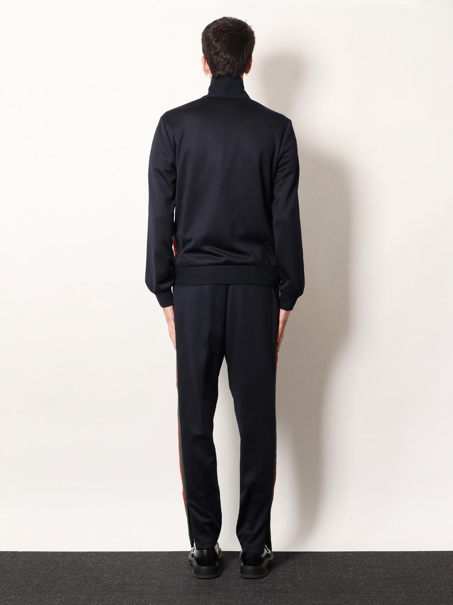 Gucci Men Jersey Sweatshirt With Lateral Web Band GUCCI