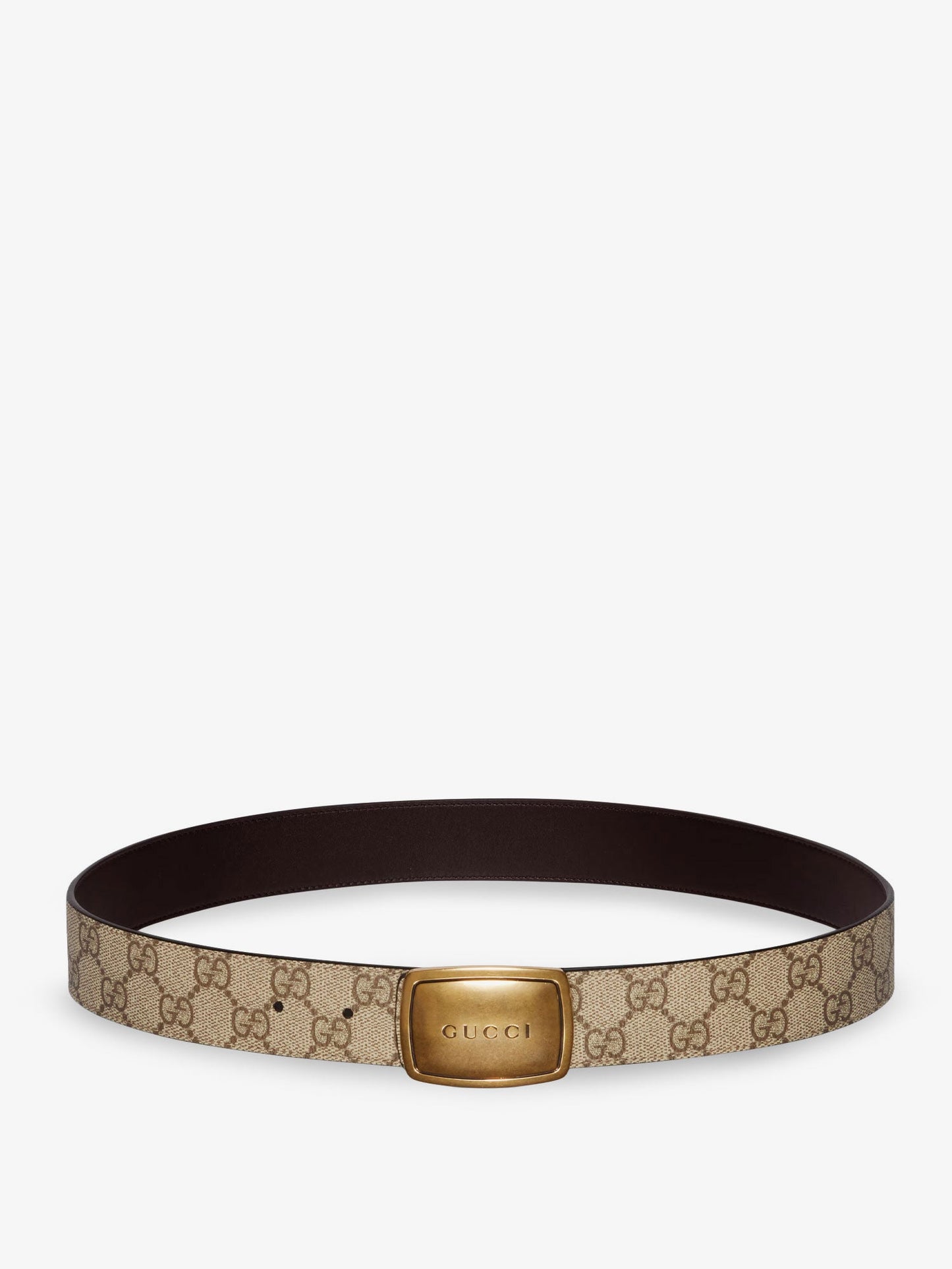 Gucci Men Gg Coated Canvas Belt GUCCI