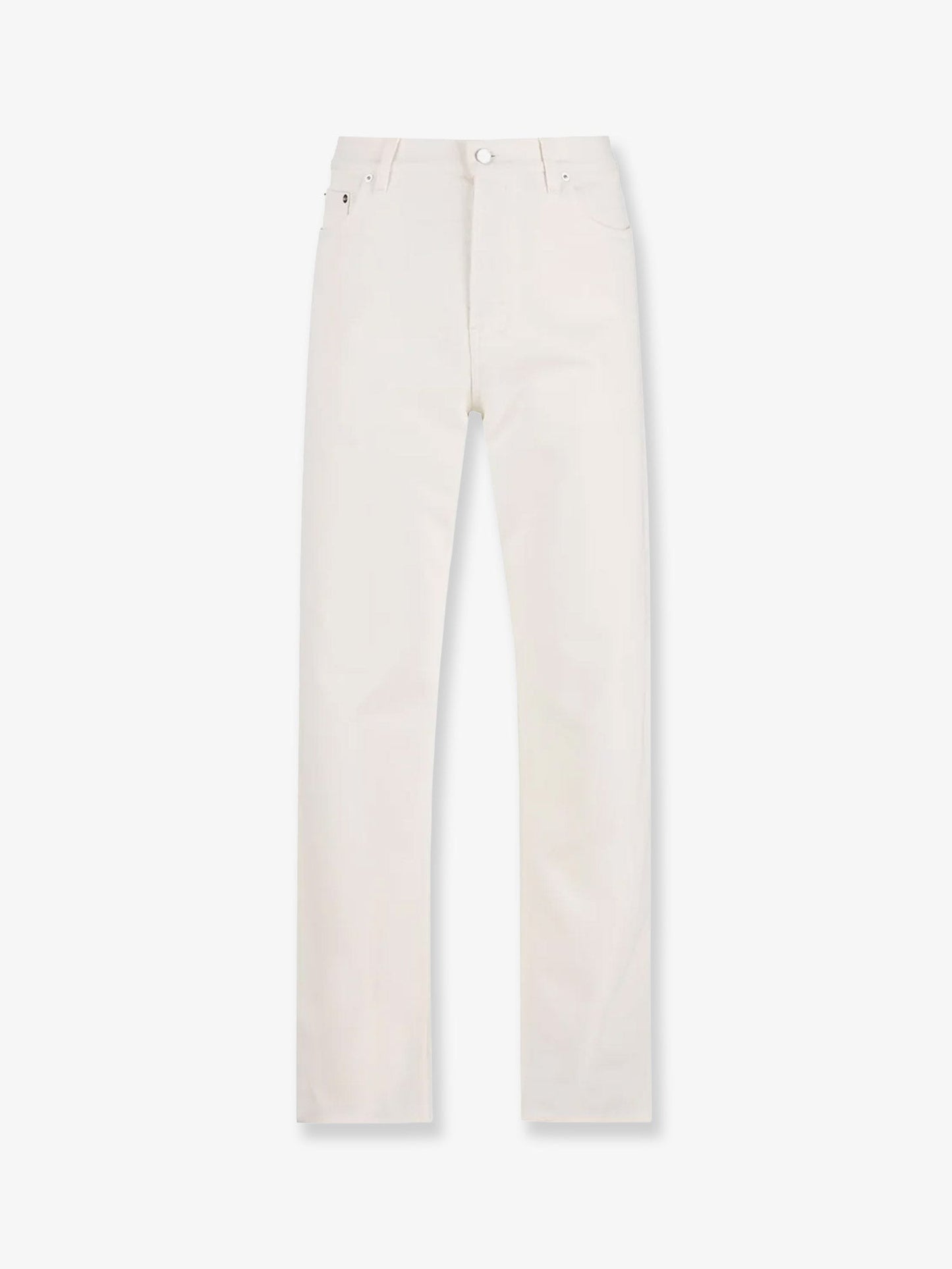Gucci Men Denim Trousers With Metal Horsebit Detail On The Back GUCCI