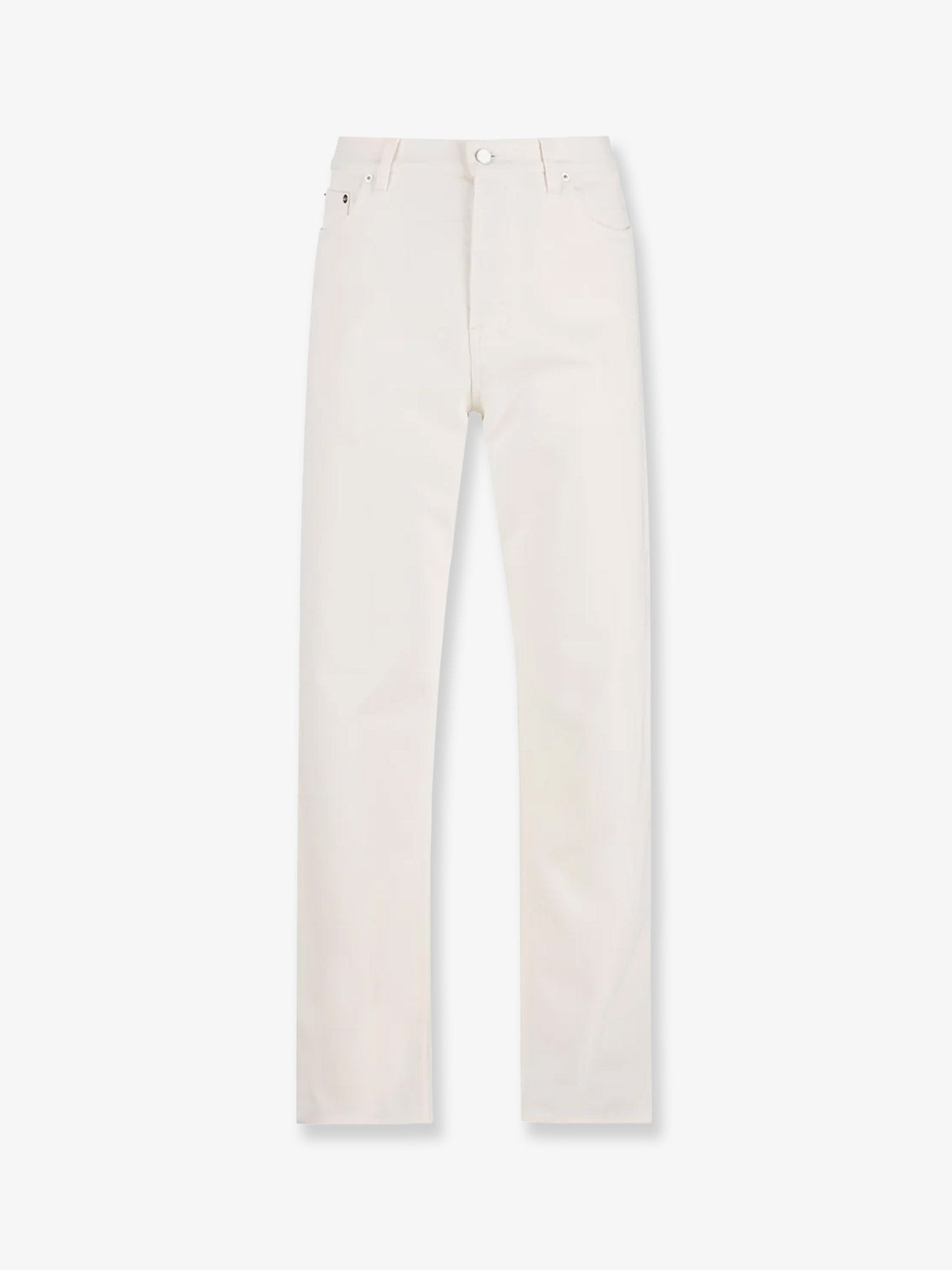 Gucci Men Denim Trousers With Metal Horsebit Detail On The Back GUCCI
