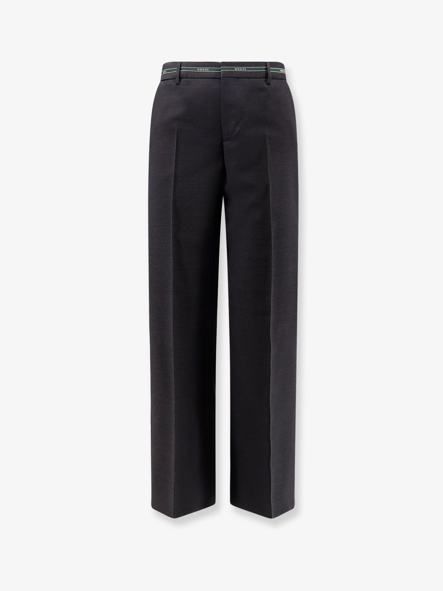 Gucci Men Wool Trousers With Gucci Detail GUCCI