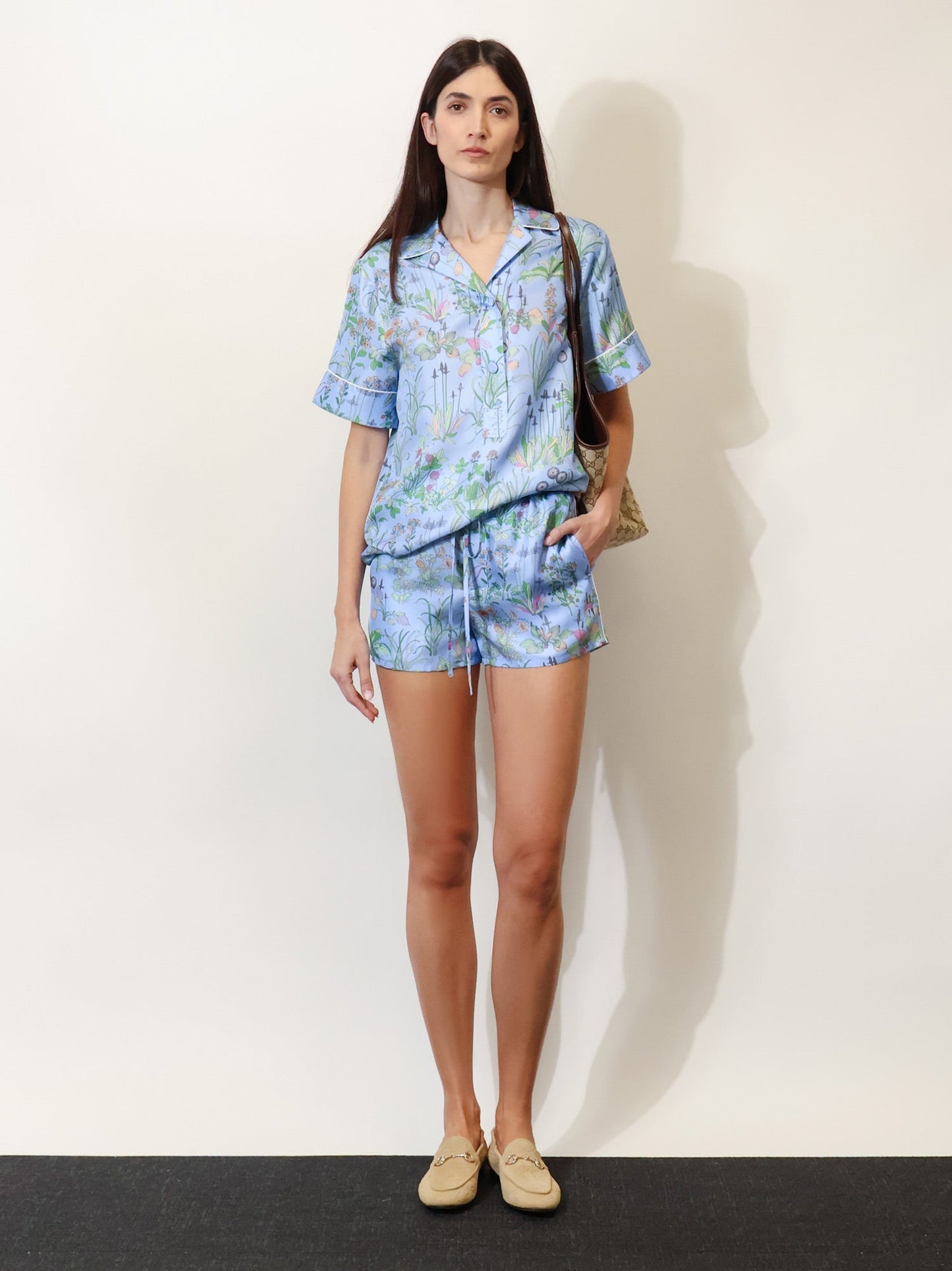 Gucci Women Printed Silk Shirt GUCCI